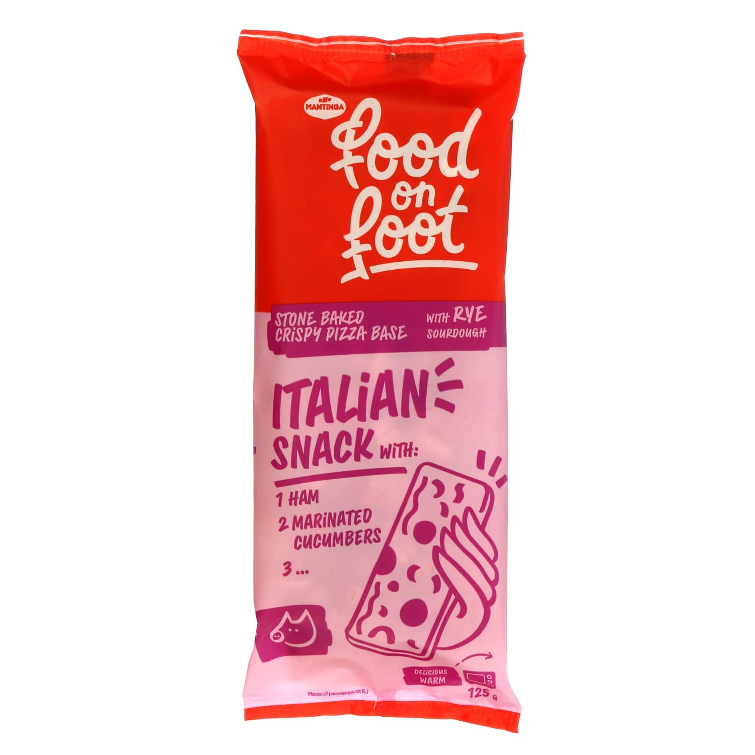 Ital. apkepėlė su kumpiu FOOD ON FOOT, 125 g