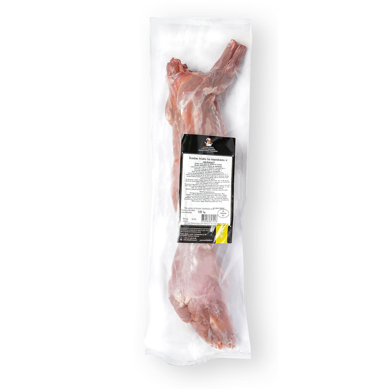 Värske küülikuliha Reinuvaderi Pidusöök kg