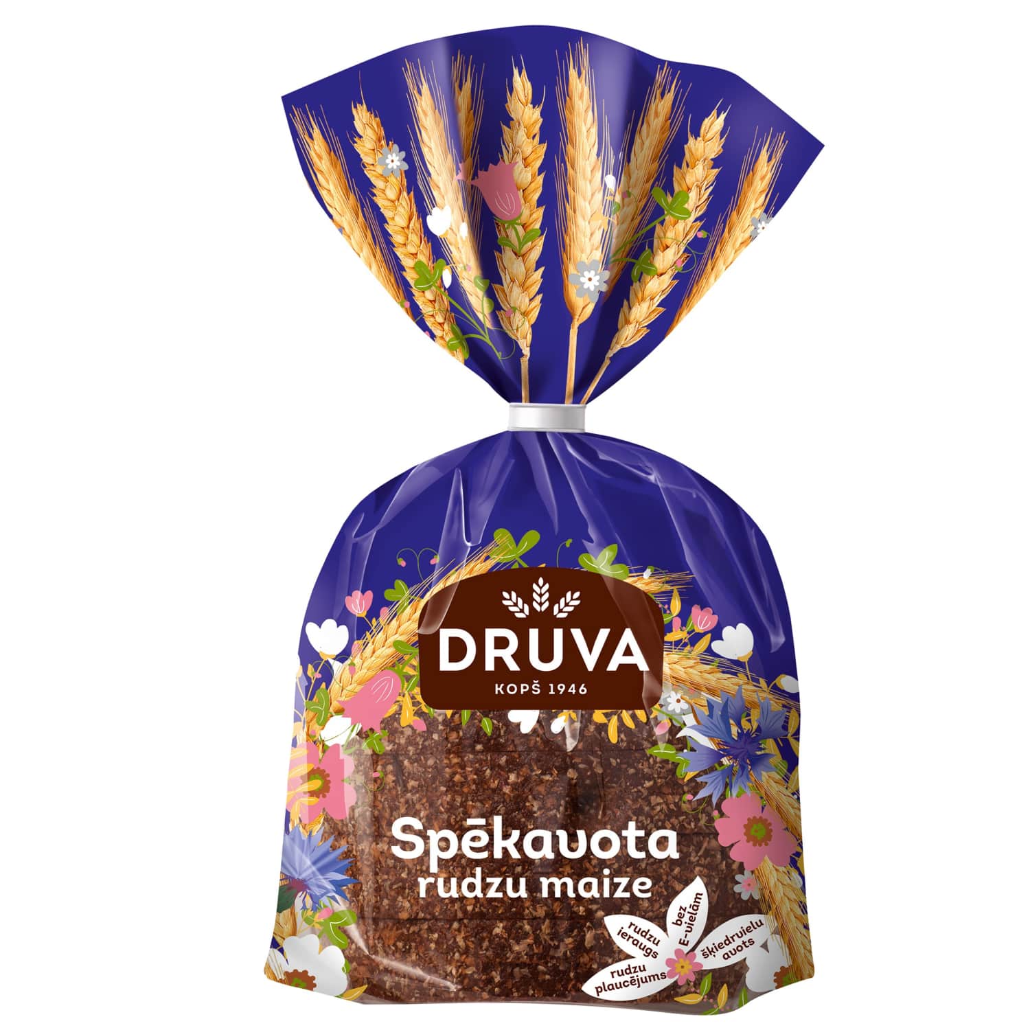 Rudzu maize Druva Spēkavotu 390g