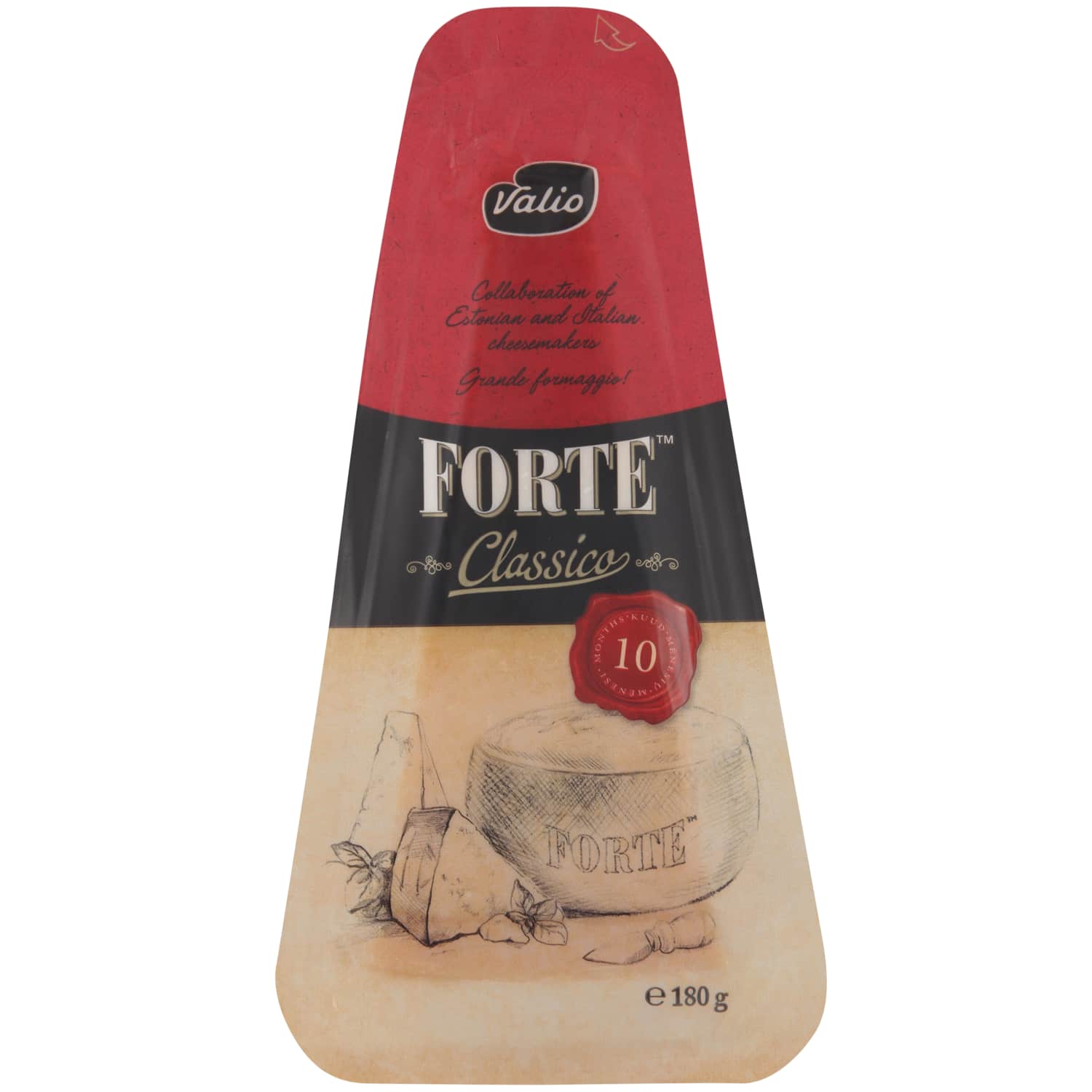 Sūris FORTE CLASSICO, 26 %, 10 mėn., 180 g