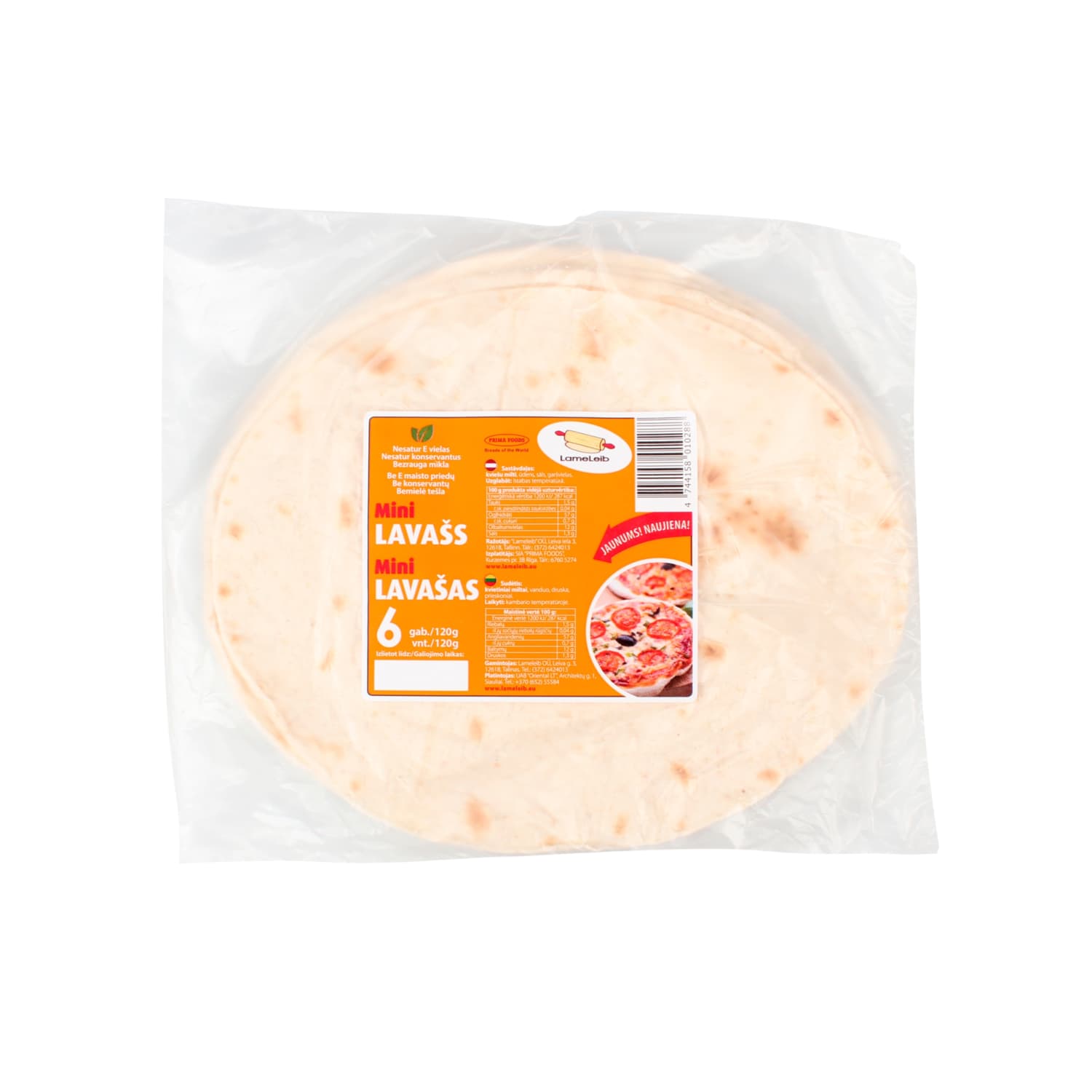 Lavašs mini 120g