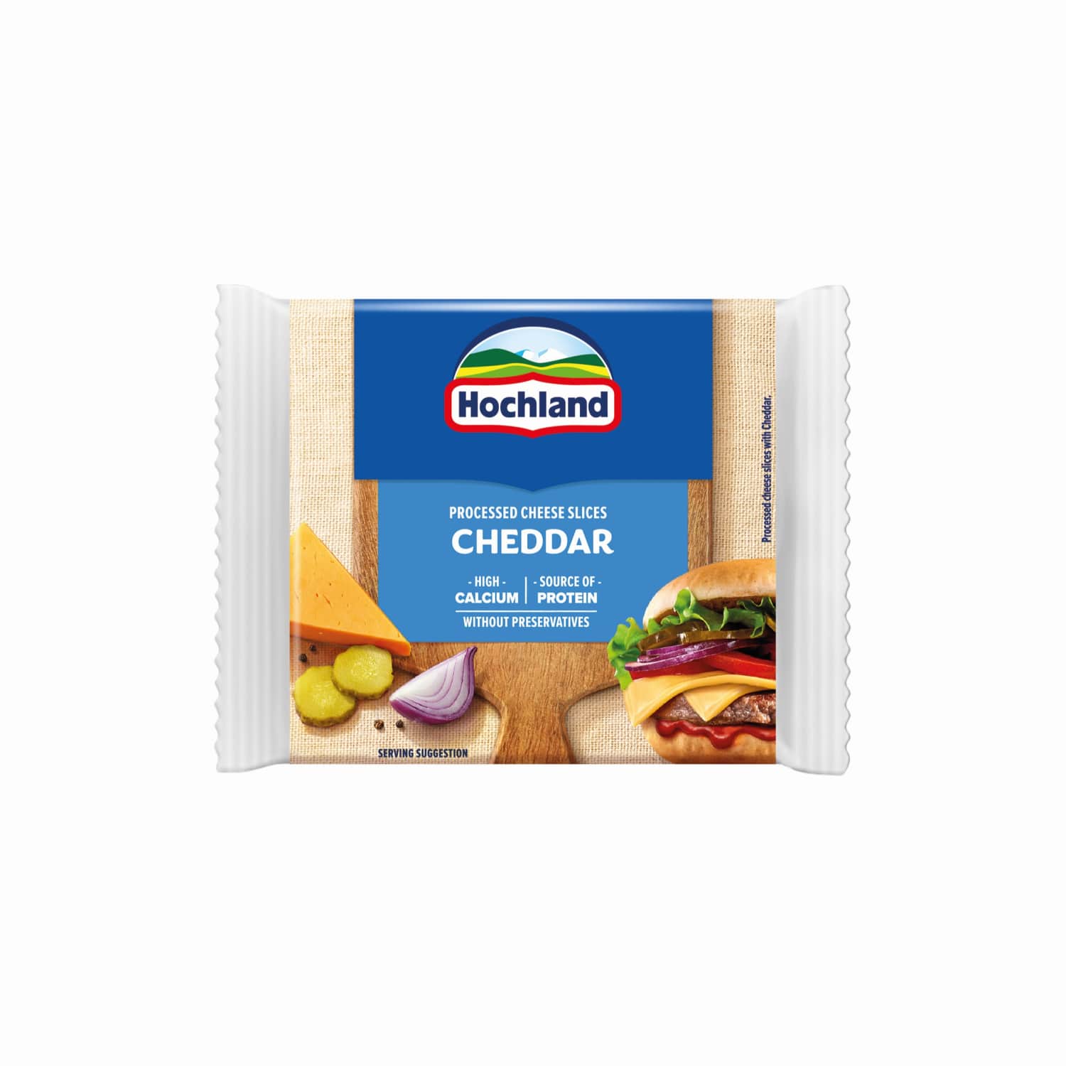 Siers Hochland Cheddar kausēts šķēlēs 130g