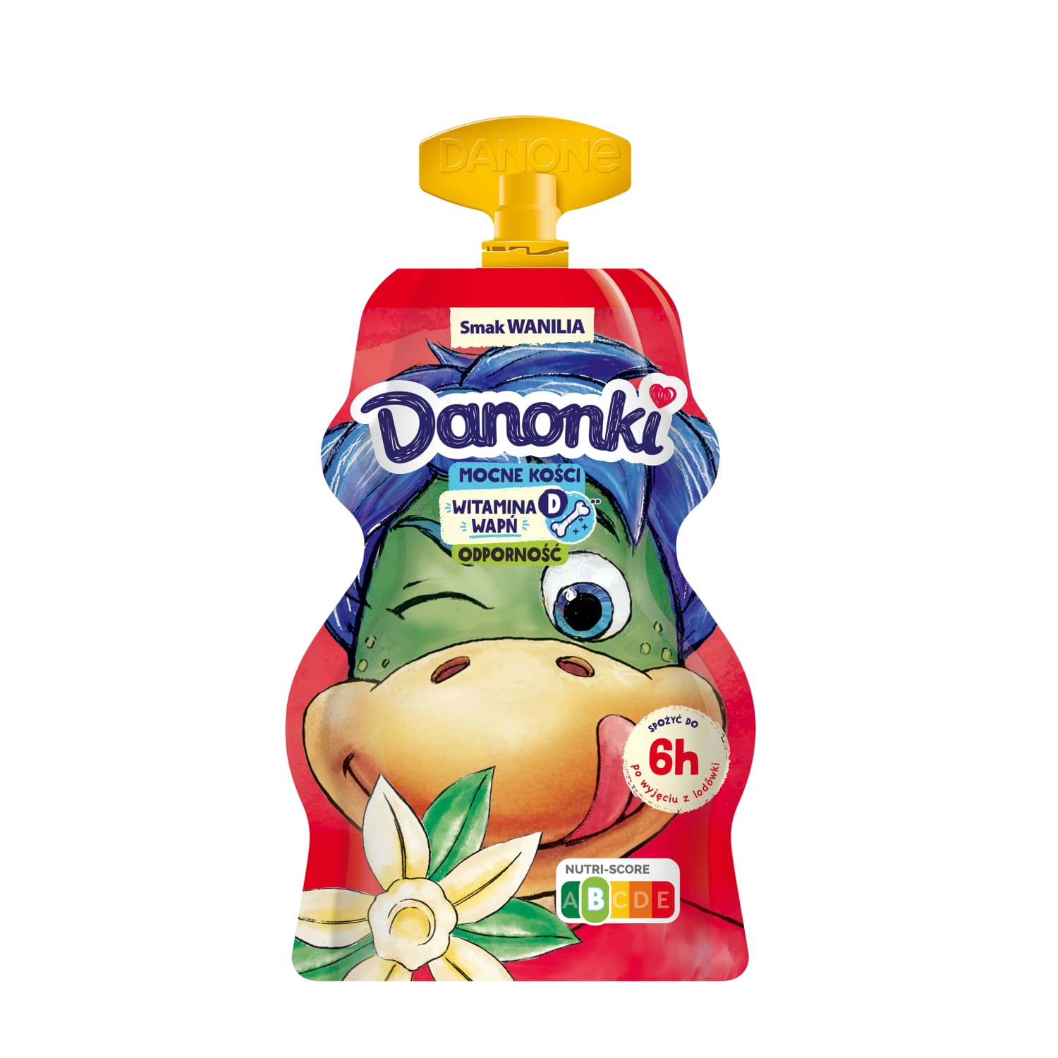 Vanilės skonio jogurtas DANONKI, 70g