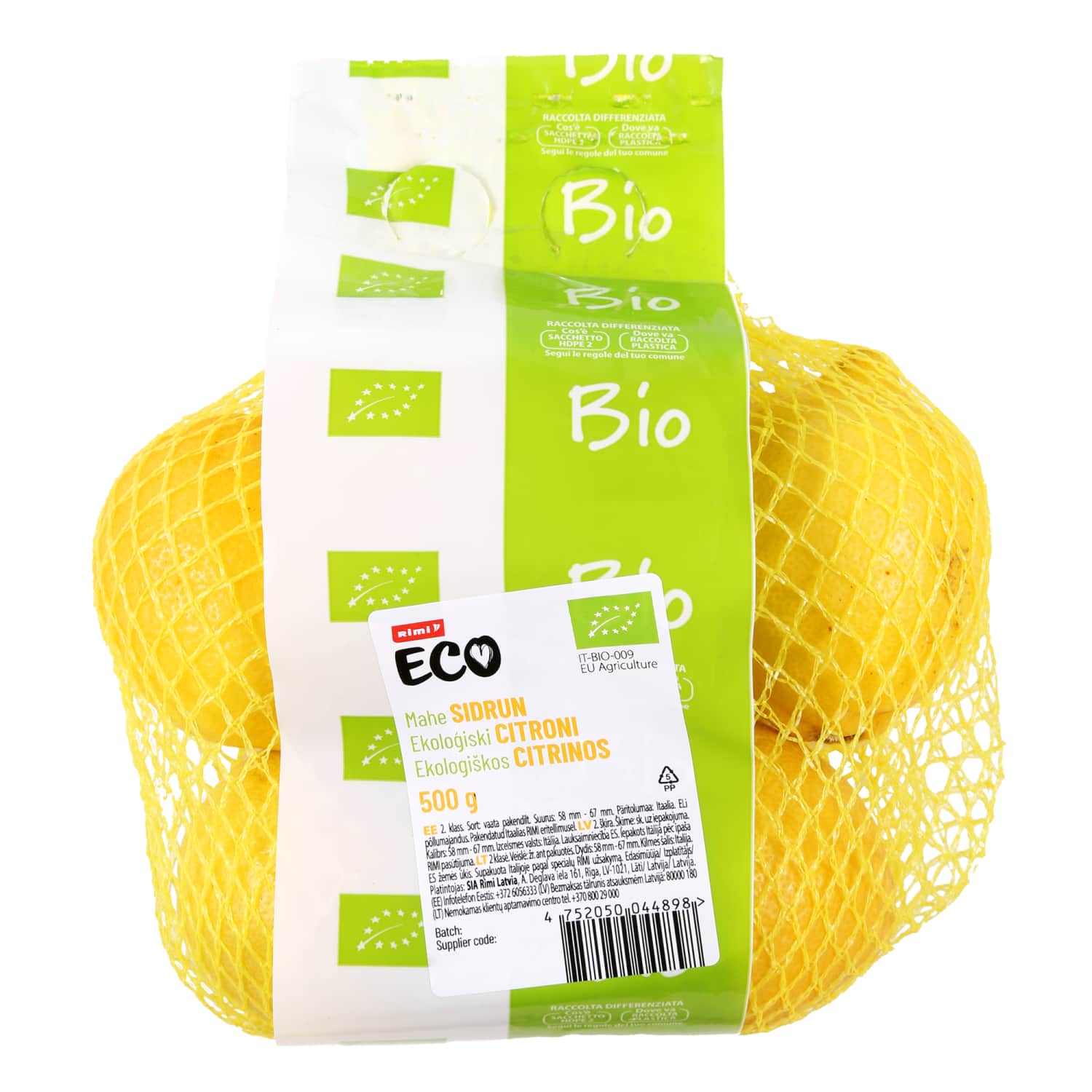 Citrinos RIMI ECO Primofiore, 2 kl., 500g