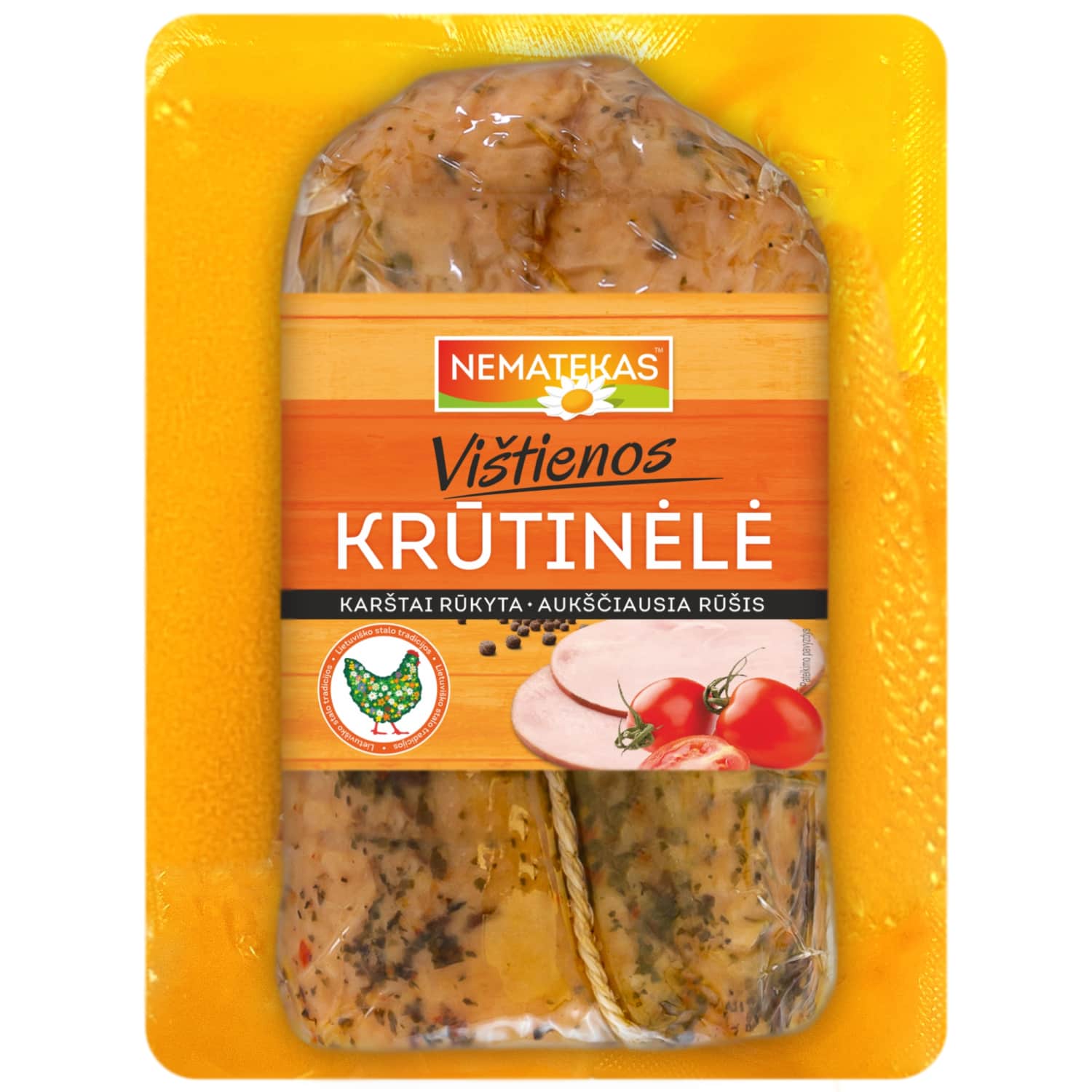 Karštai rūkyta vištienos krūtinėlė, a.r., 1kg