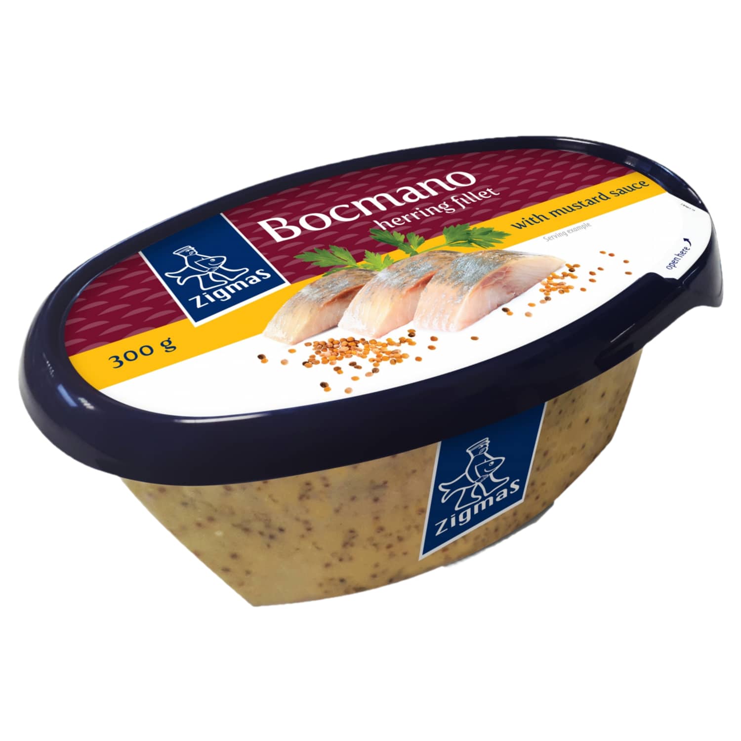 Rimi – akcija / nuolaida: BOCMANO silkių filė garst. pad. ZIGMAS, 300 g