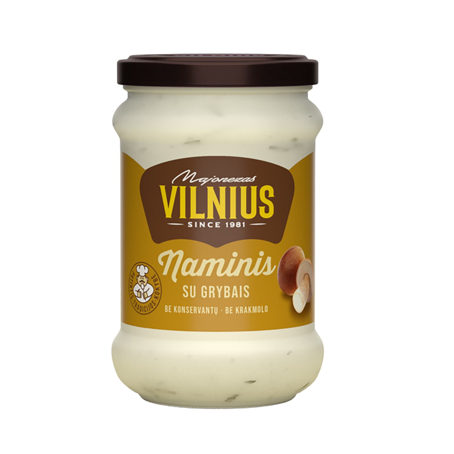 Majonezas su grybais VILNIUS, 70,5 %, 250 ml
