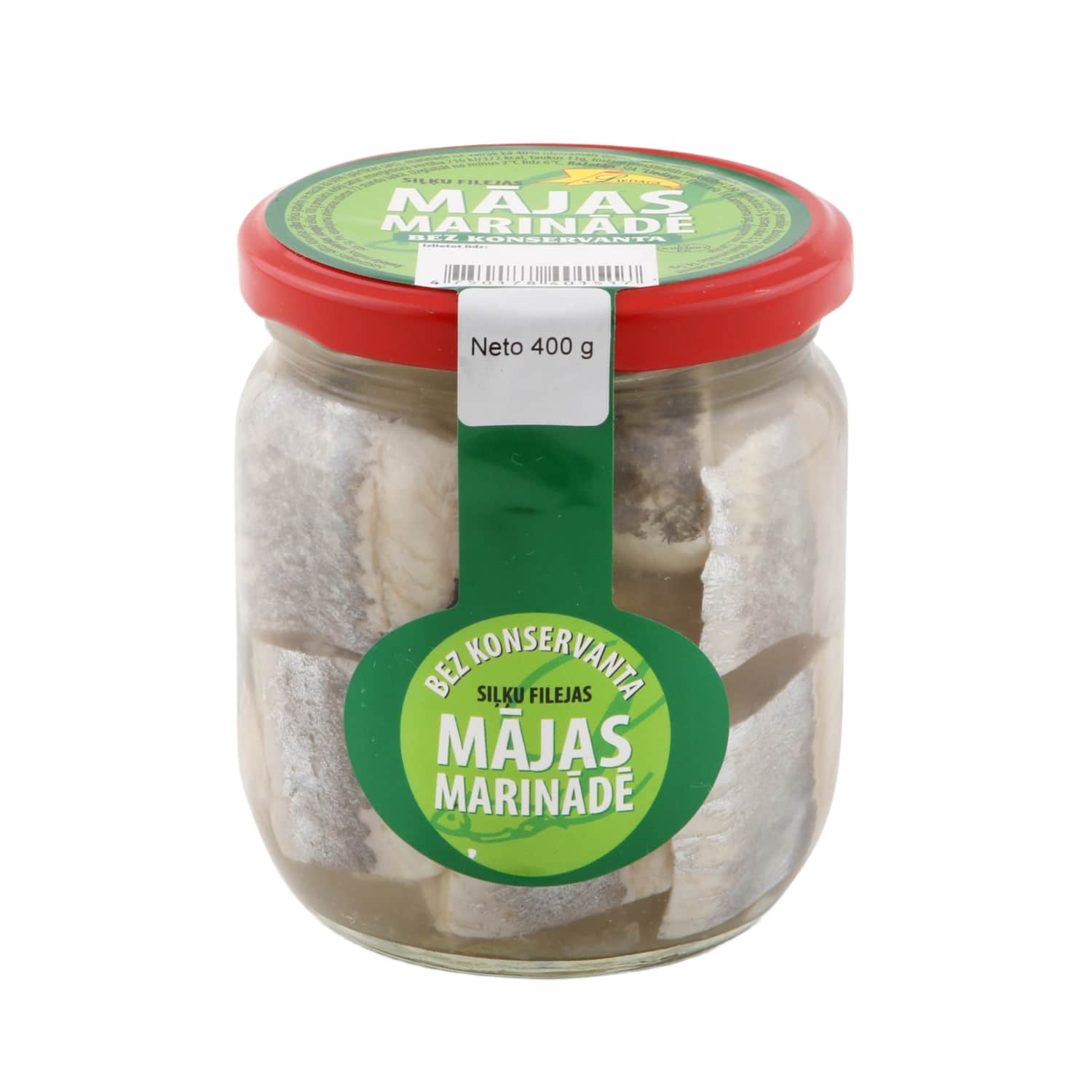 Marinuota silkės filė be konservantų, 400 g