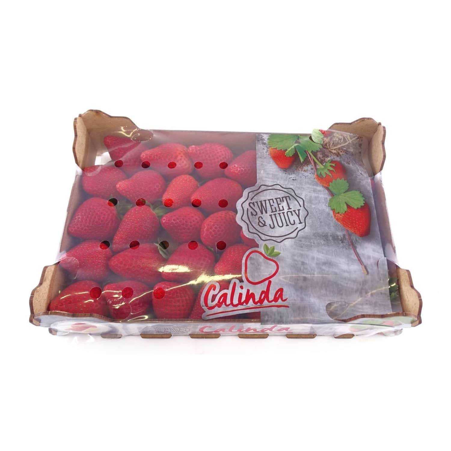 Fasuotos braškės CALINDA, 1 kl., 900 g