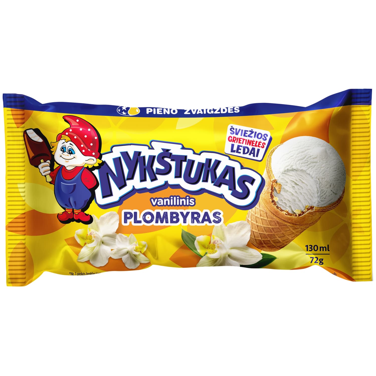 Van. plombyras vafl. p. NYKŠTUKAS, 130ml/ 72g