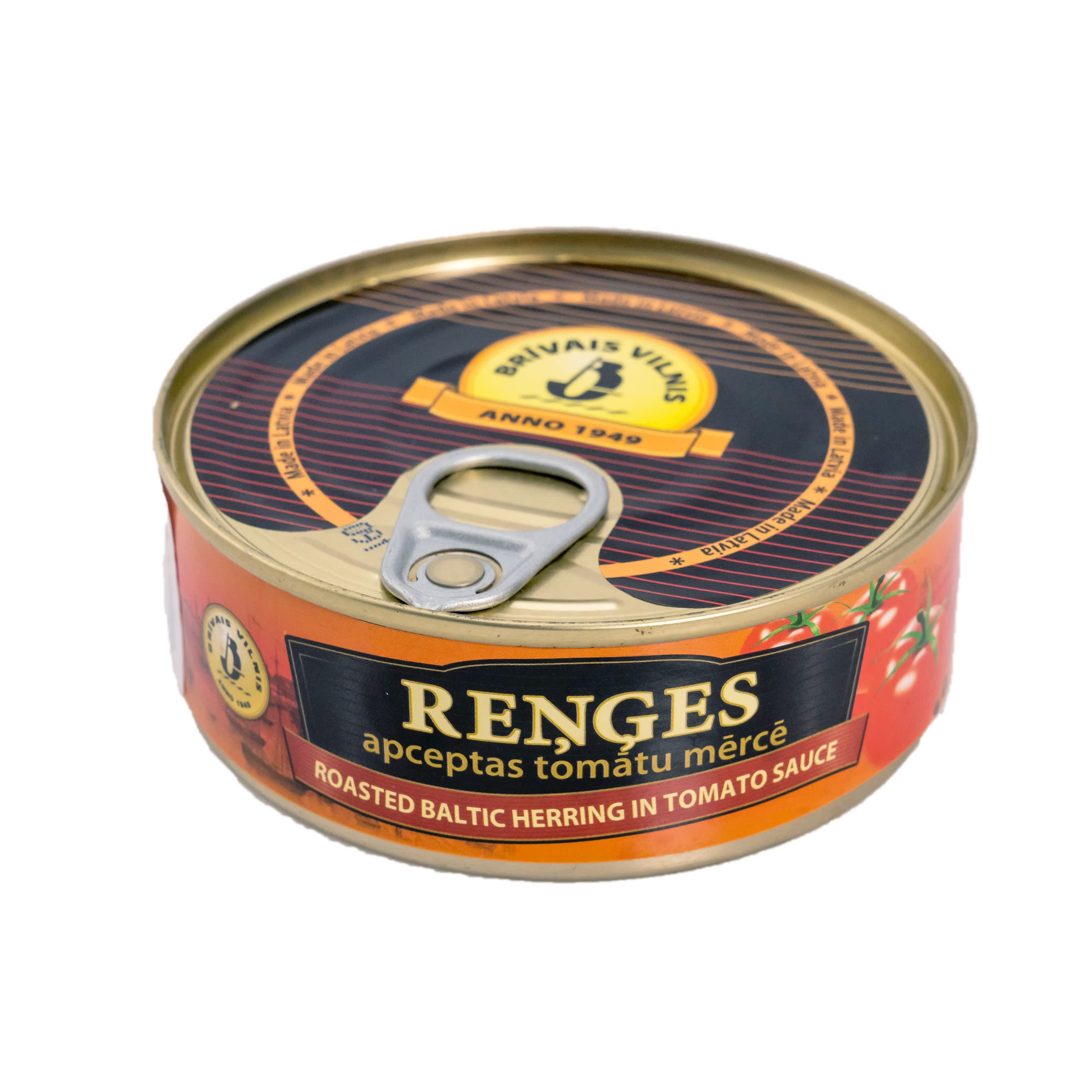 Reņģes apceptas tomātu mērcē 240g