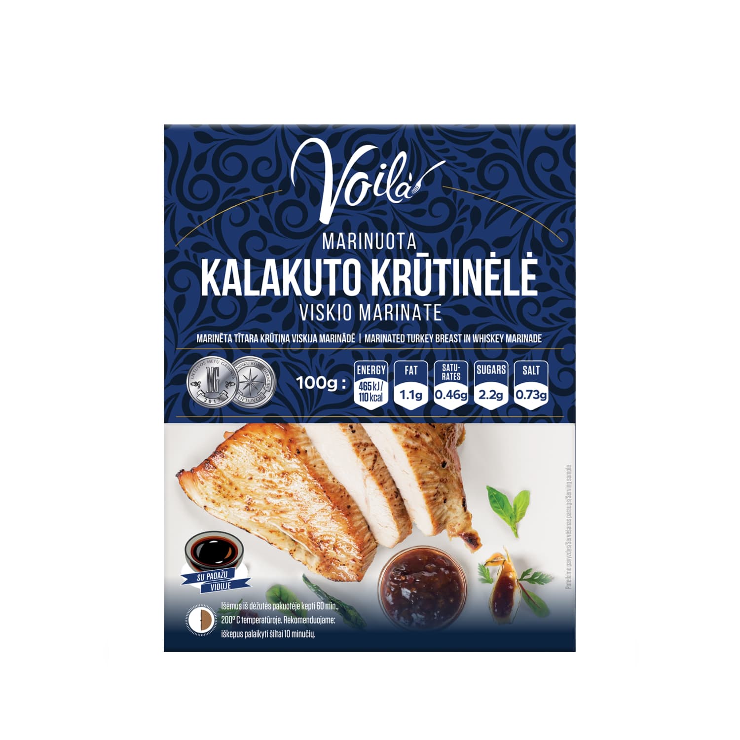 Kalakuto krūtinėlė viskio marinate VOILA, 1kg