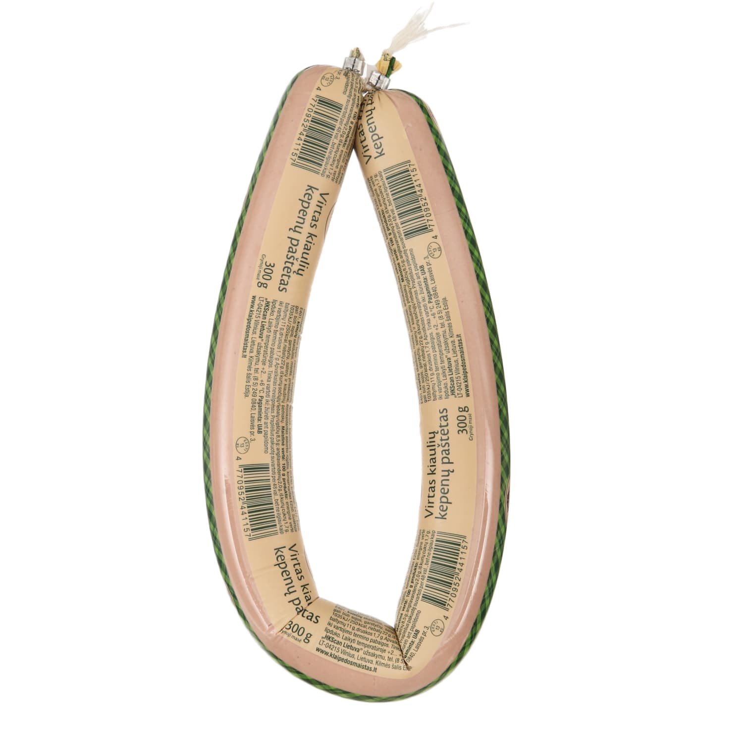 Virtas kiaulienos paštetas, a.r., 300 g