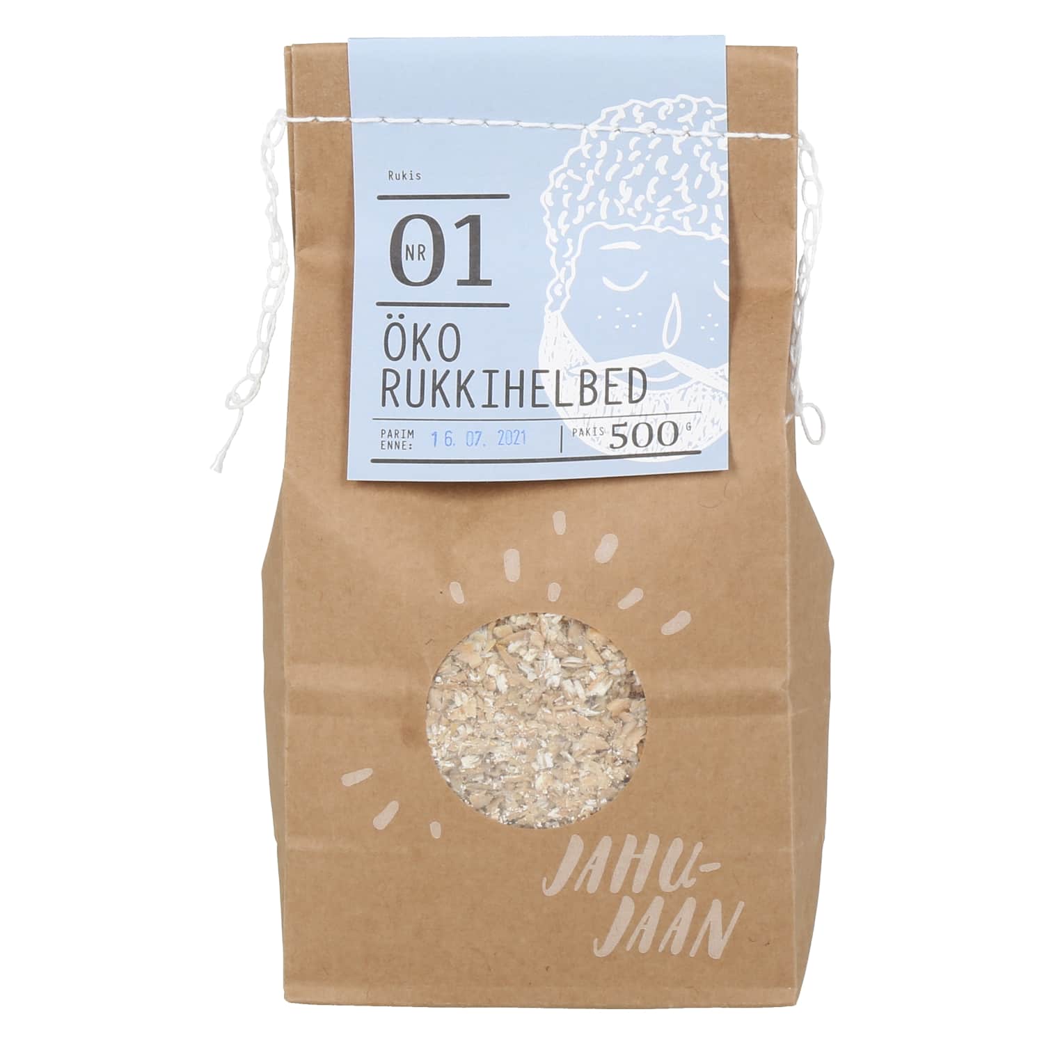 Öko rukkihelbed Jahu-Jaan 500g