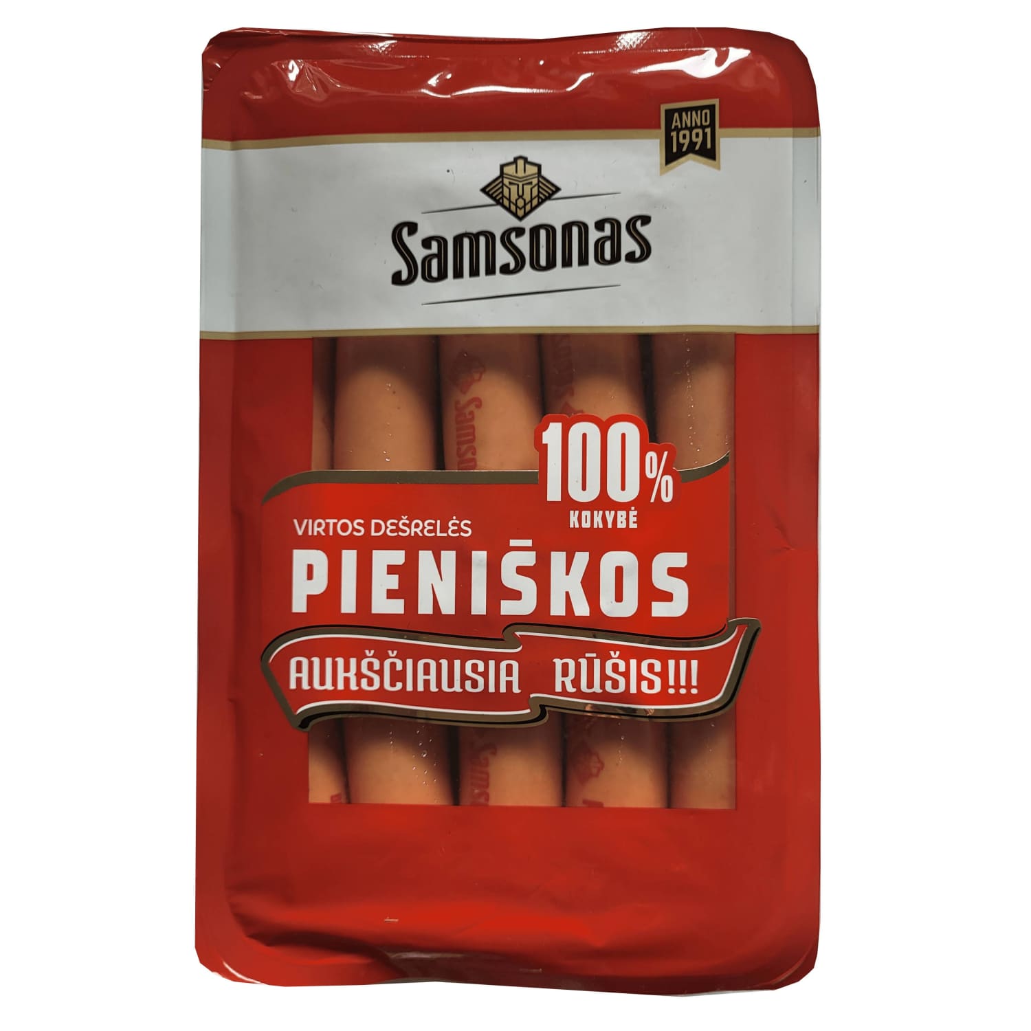 Virtos pien. SAMSONO dešrelės, a. r., 620 g