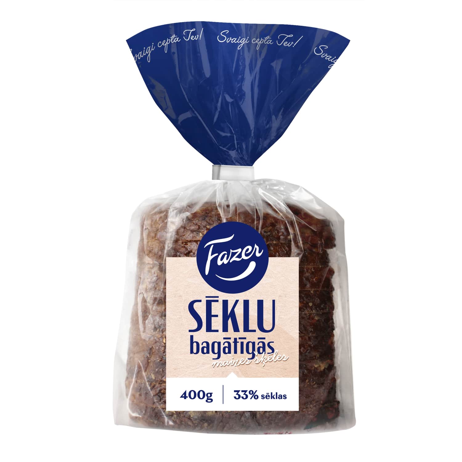 Sēklu bagātīgās maizes šķēles Fazer 400g