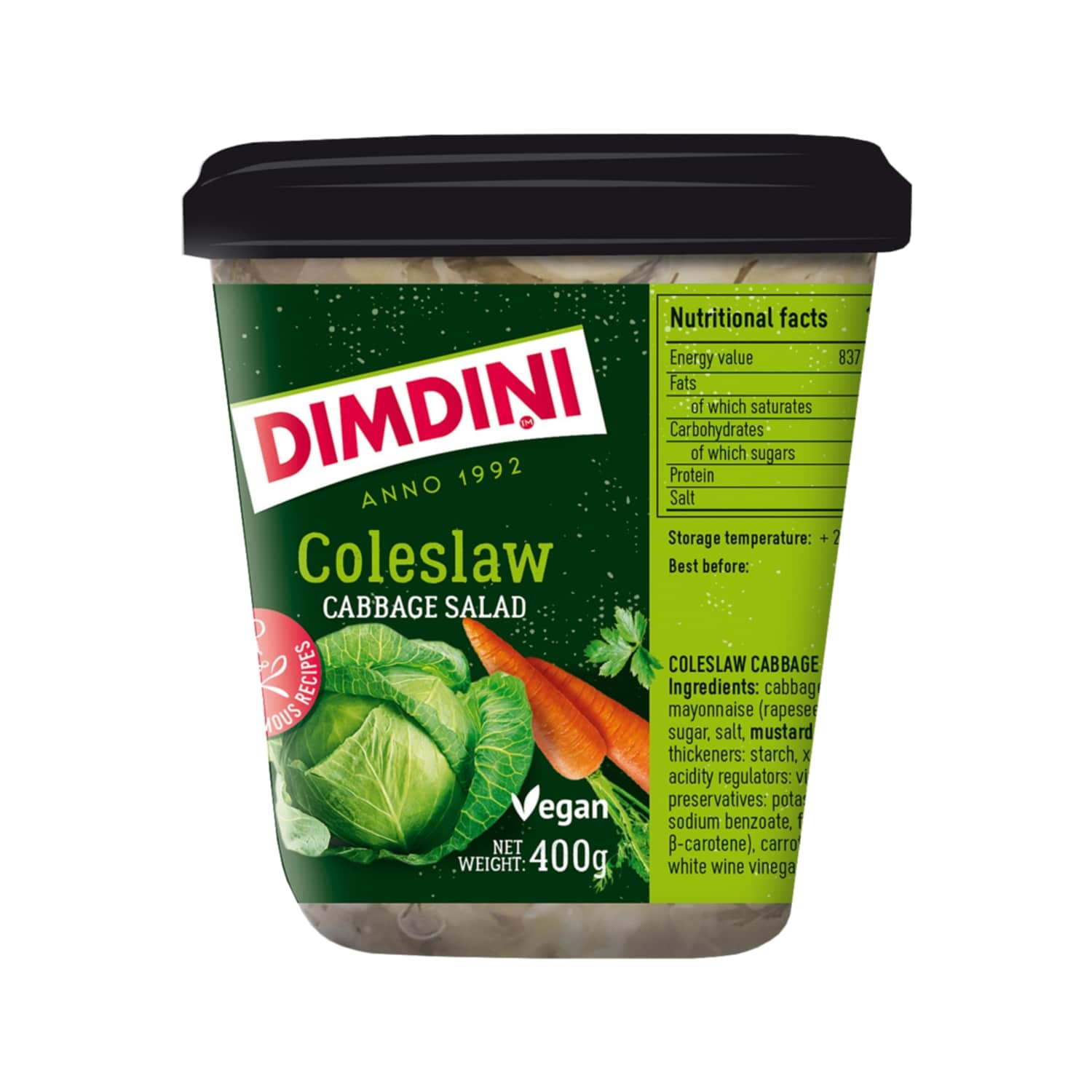 Kāpostu salāti Coleslaw 400g