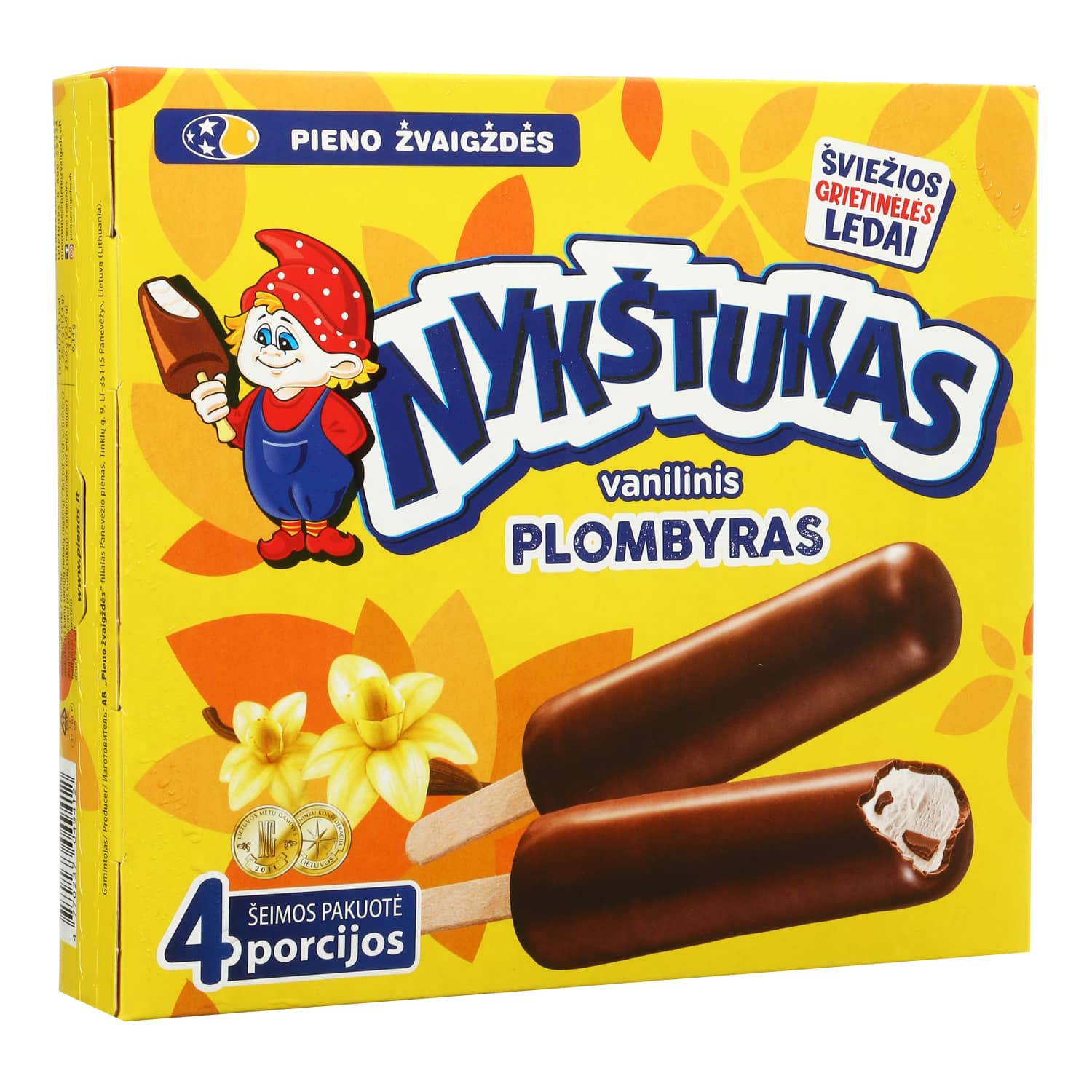 Gl. vanilin. plombyras NYKŠTUKAS, 4x80ml/232g