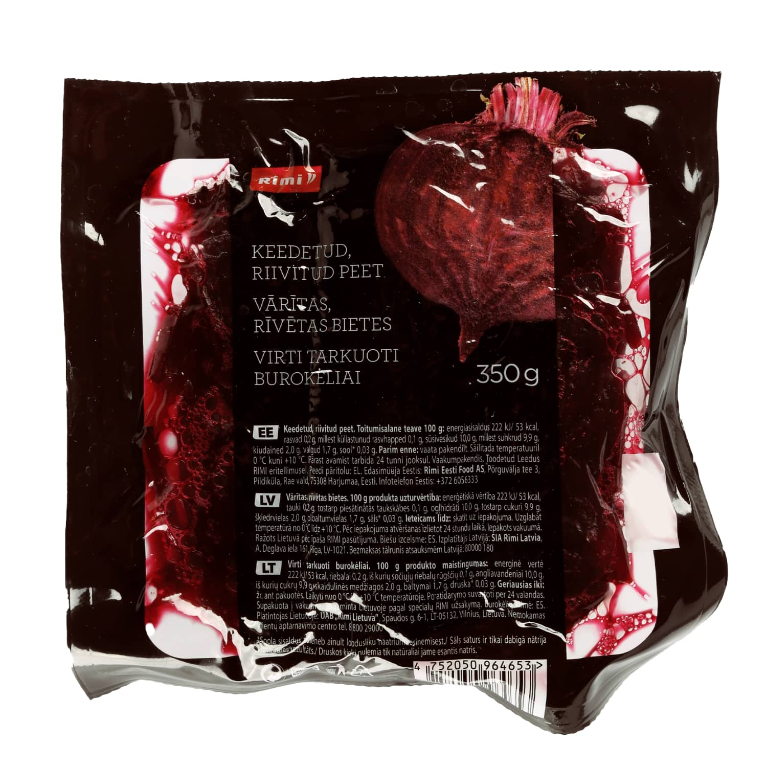 Virti tarkuoti burokėliai RIMI, 350g