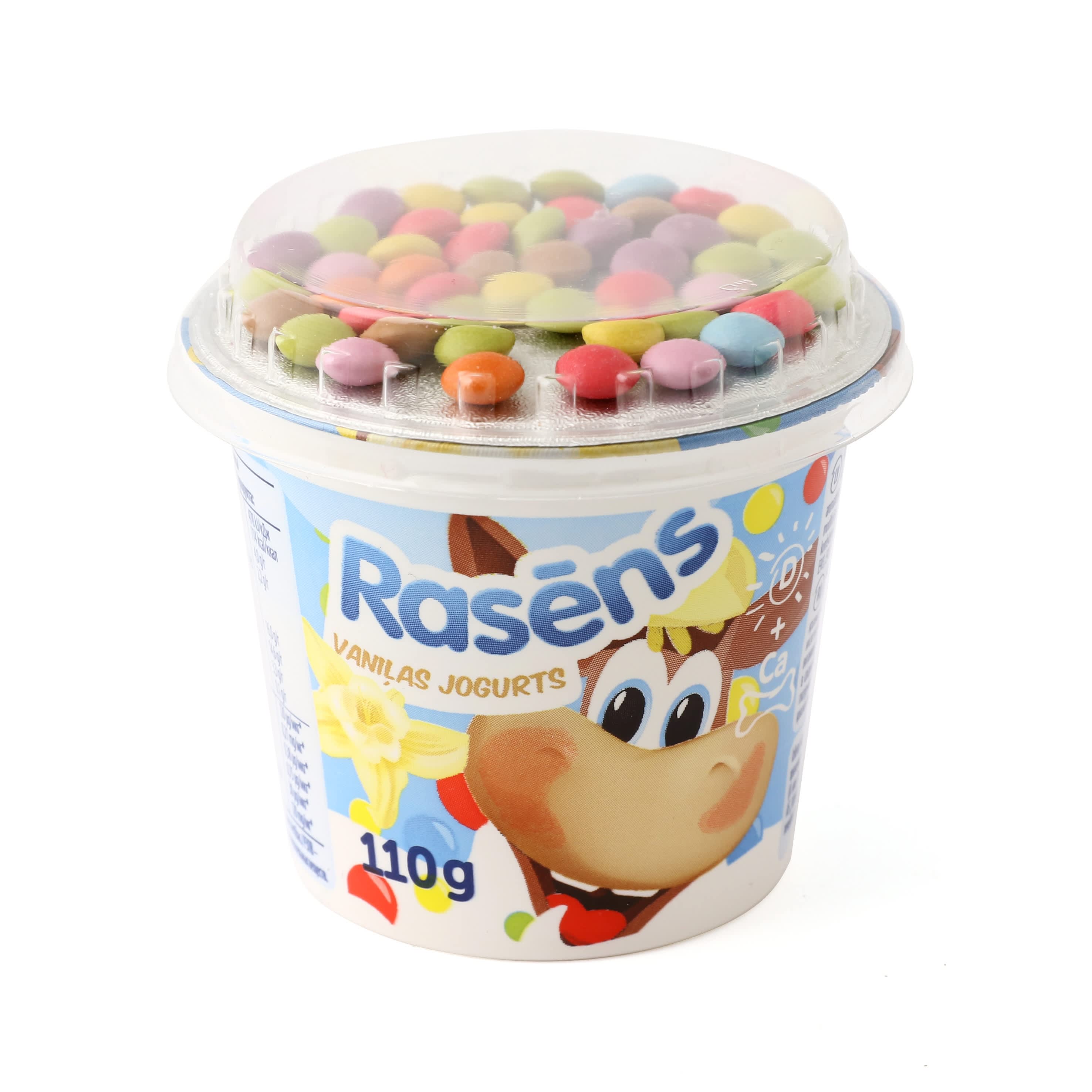 Jogurts Rasēns vaniļas ar piena šok. k. 110g