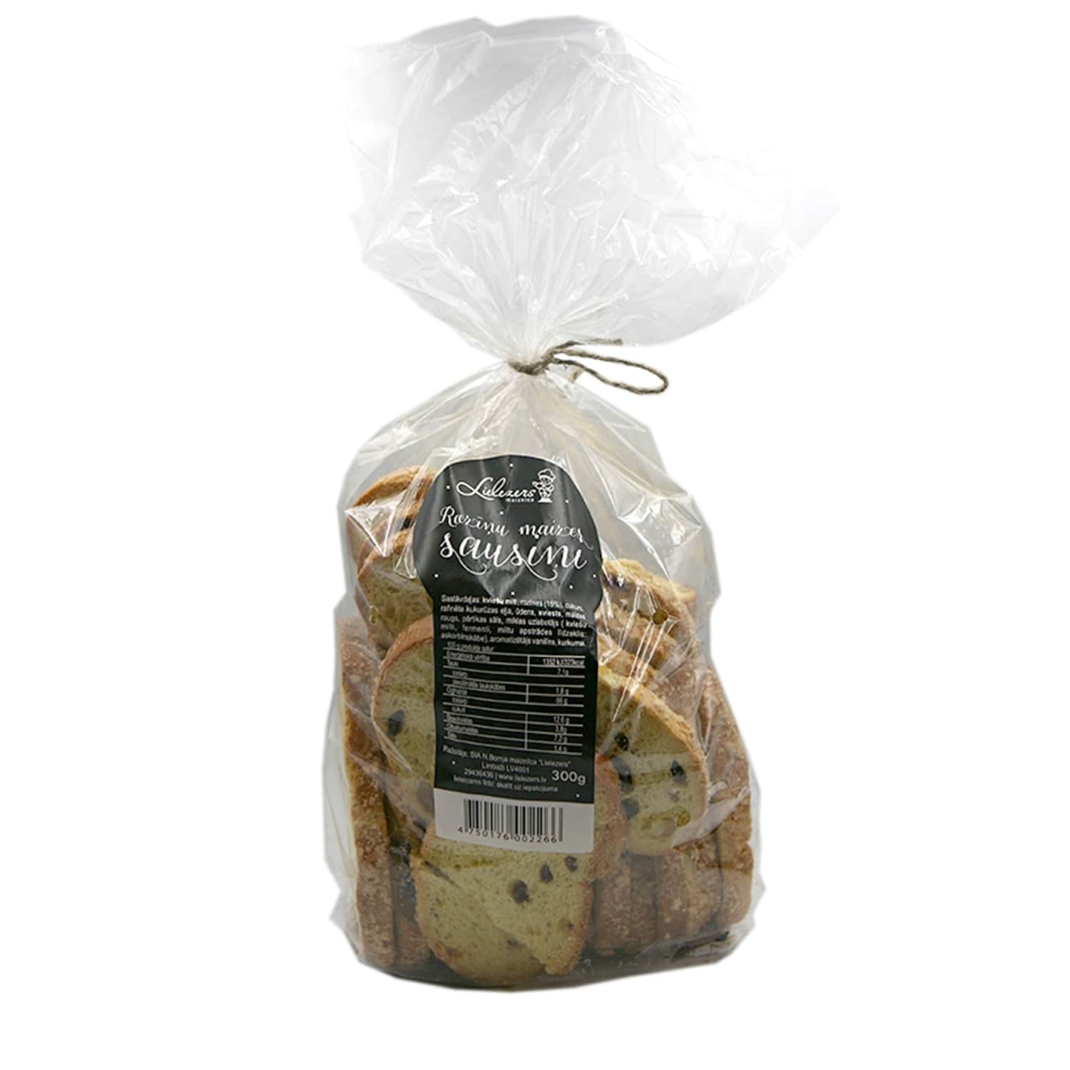 Sausiņi rozīņu maizes 300g