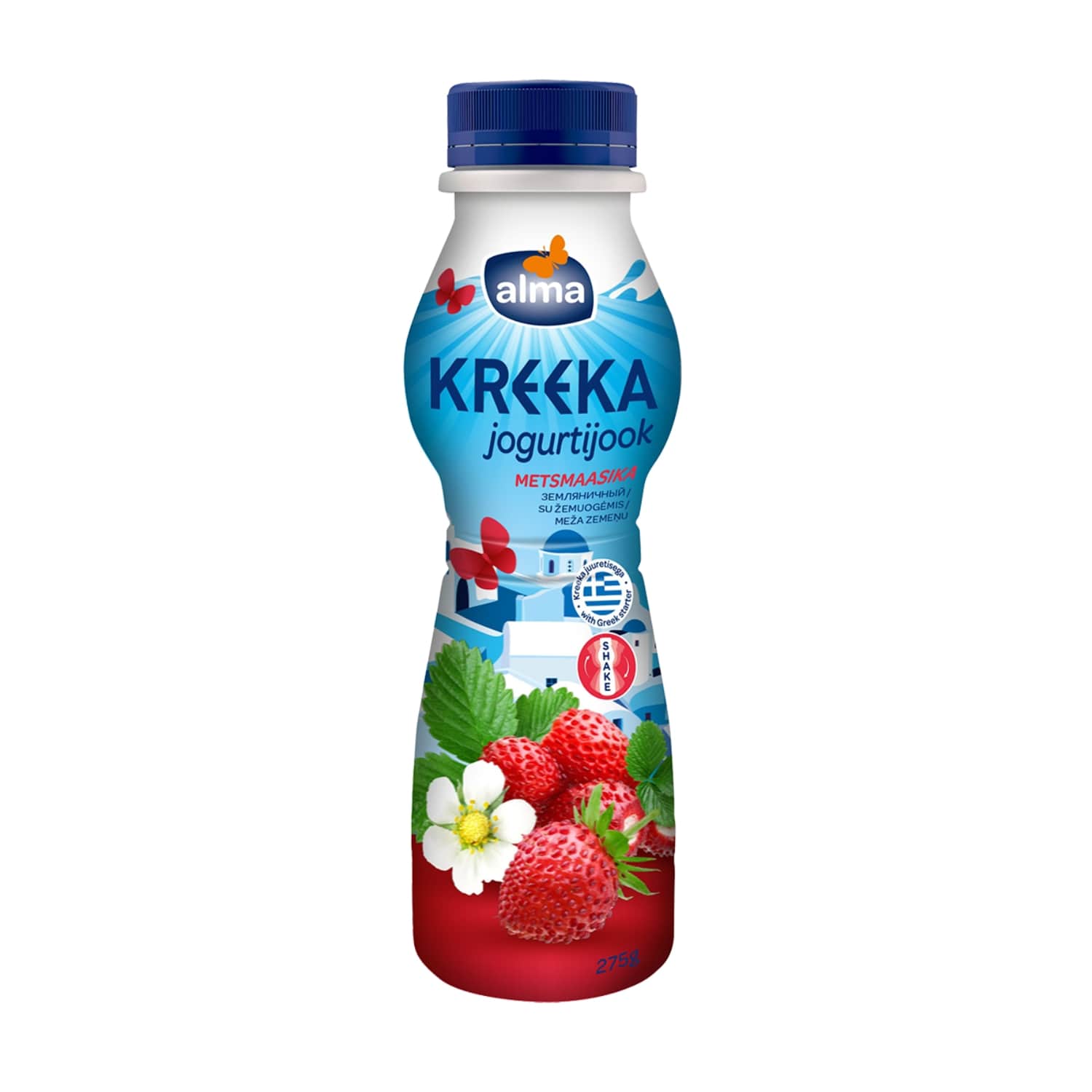 Jogurta dzēriens Alma ar meža zemenēm 275g