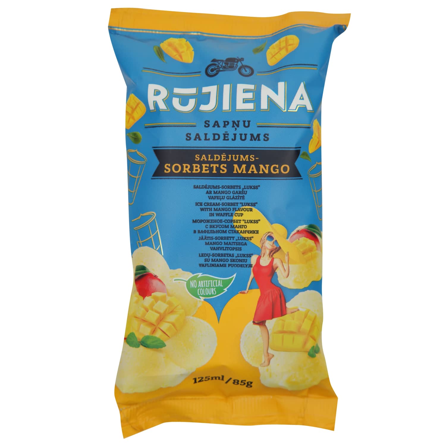 Saldēj.Lukss sorbets mango g.125 ml/85g