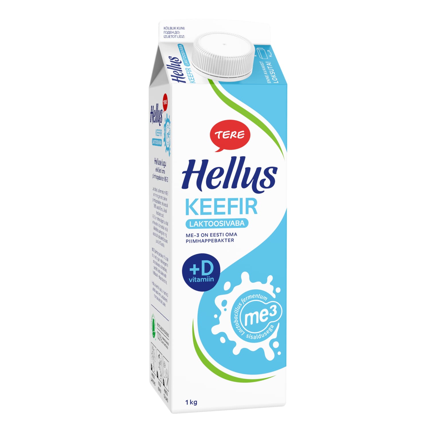 Keefir laktoosivaba Hellus 1kg
