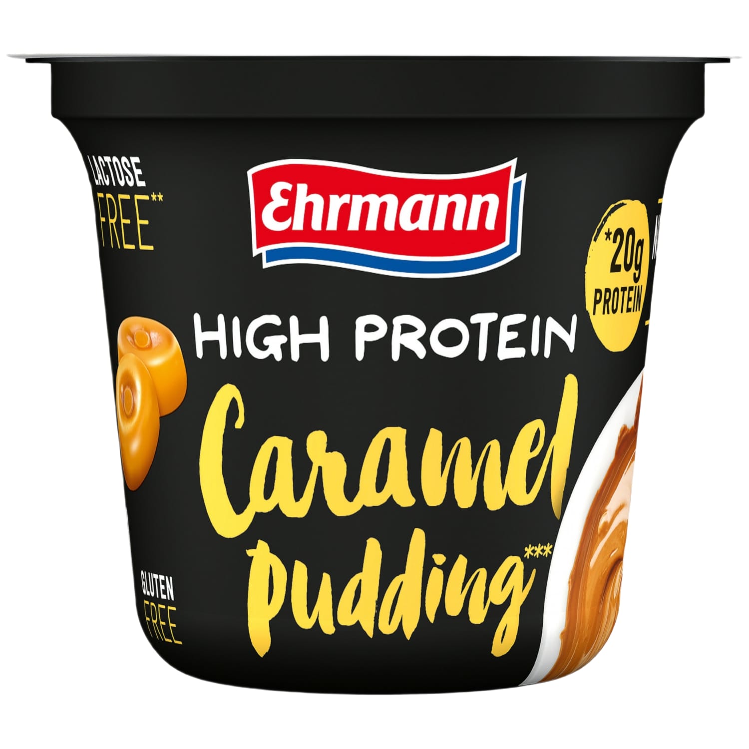 Valgupuding karamellima. mag.ai. Ehrmann 200g