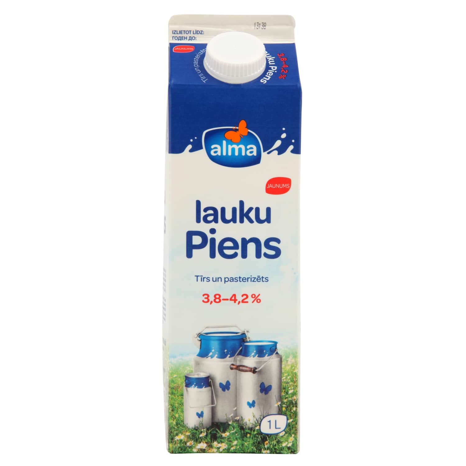Piens Alma lauku 3,8 - 4,2% 1l