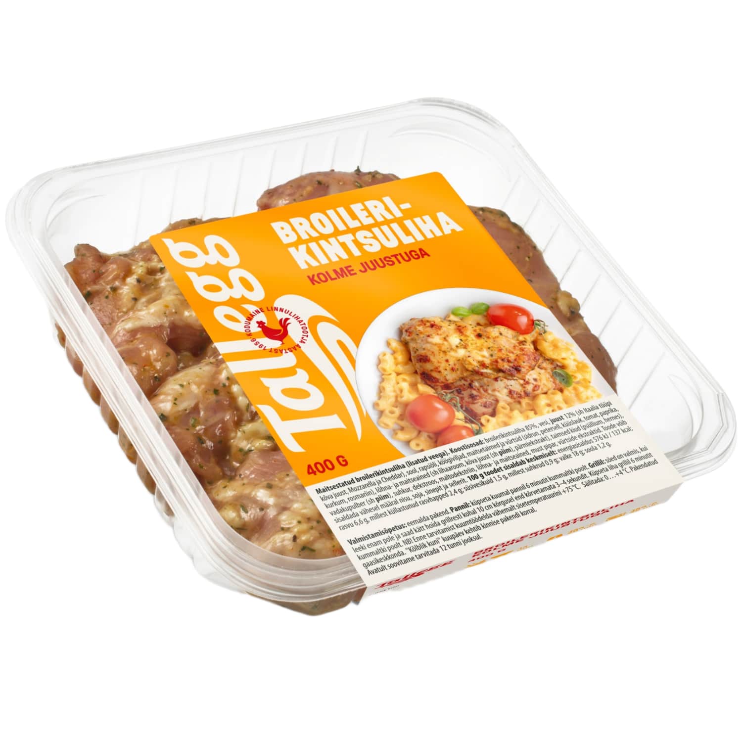 B.kintsulih. steik kolme juust. Tallegg 400g