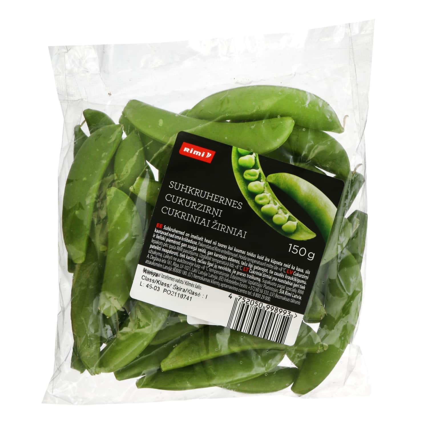 Cukriniai žirneliai RIMI, 150 g