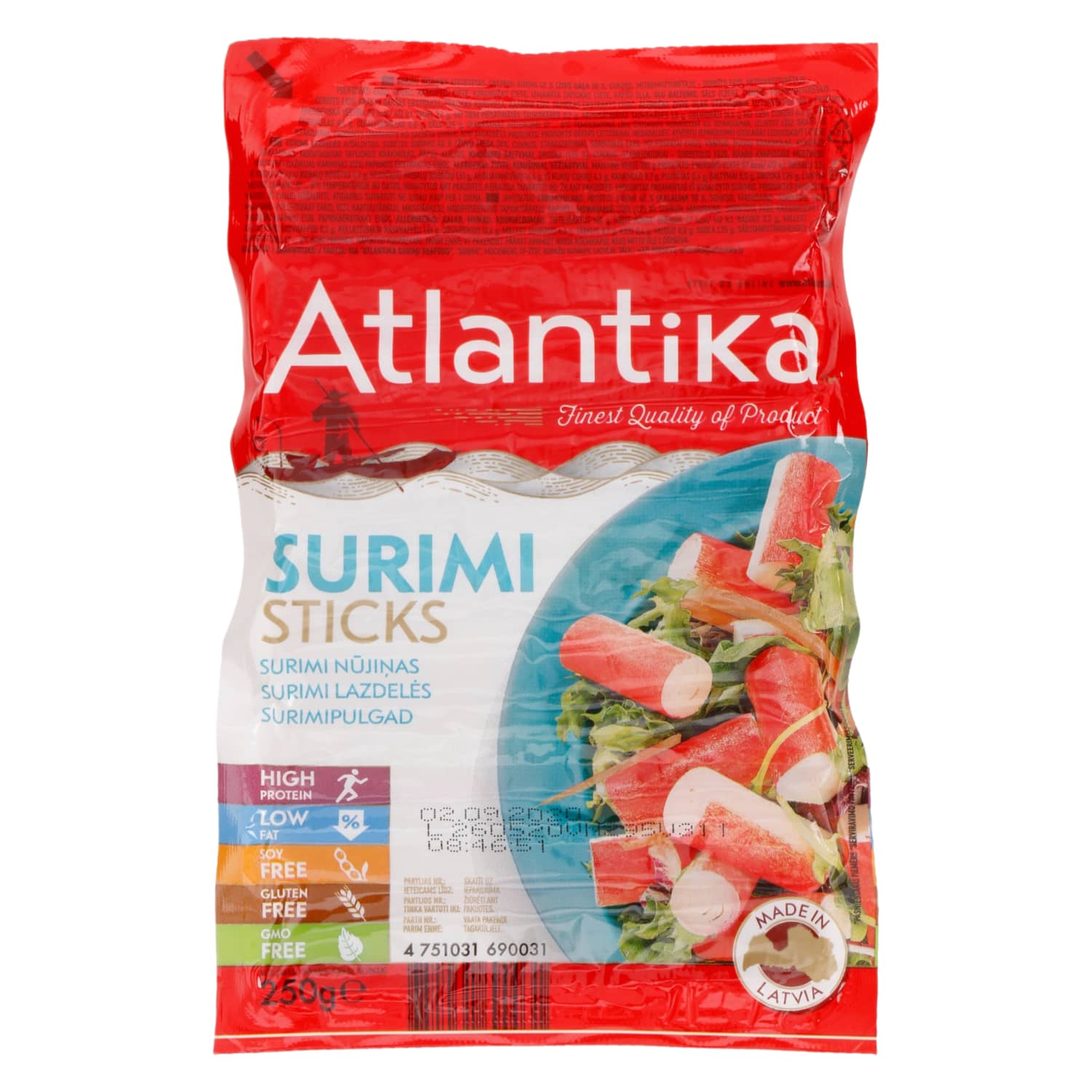 Surimi pulgad glut.v. jahut. Atlantika 250g