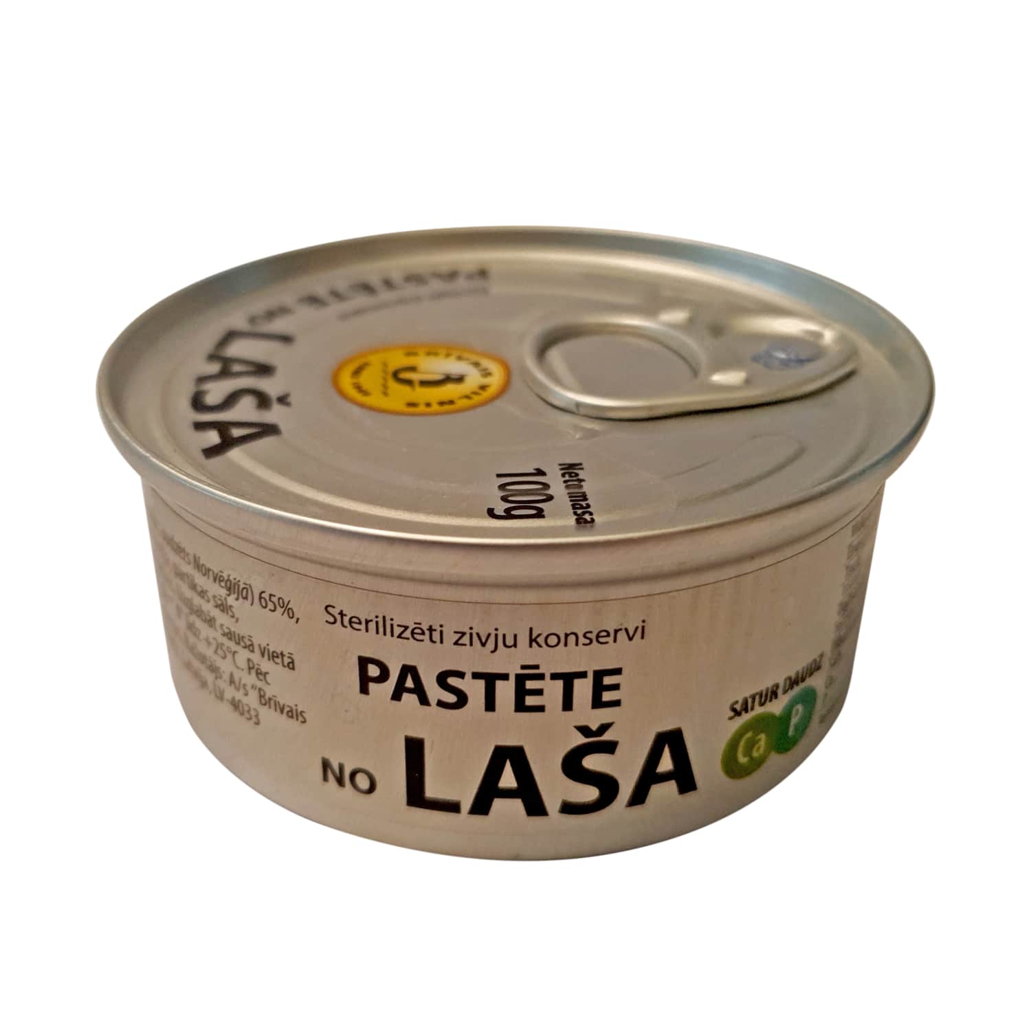 Laša pastēte Brīvais vilnis, ar atslēdz. 100g