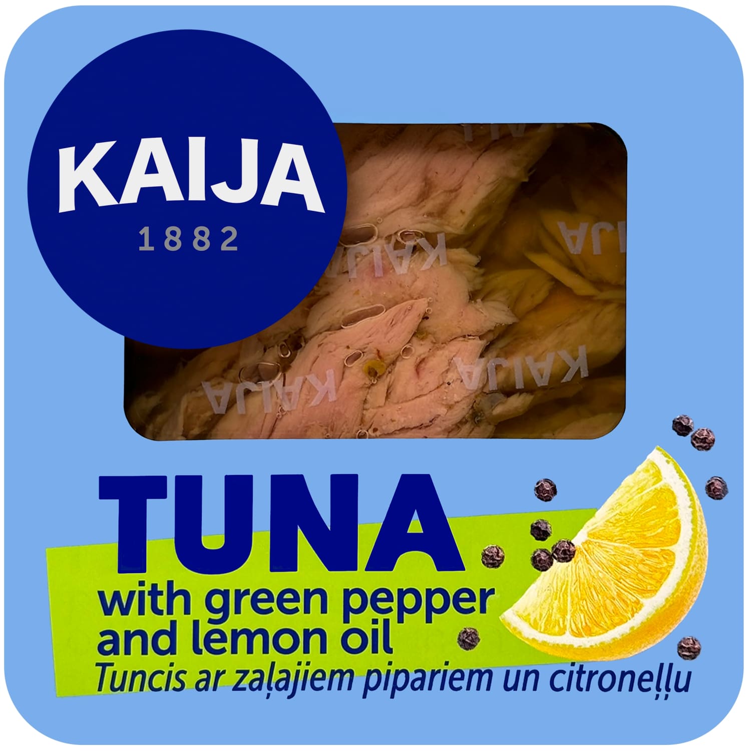 Tunzivju fil.Kaija citr.eļļā ar pip.160g/104g