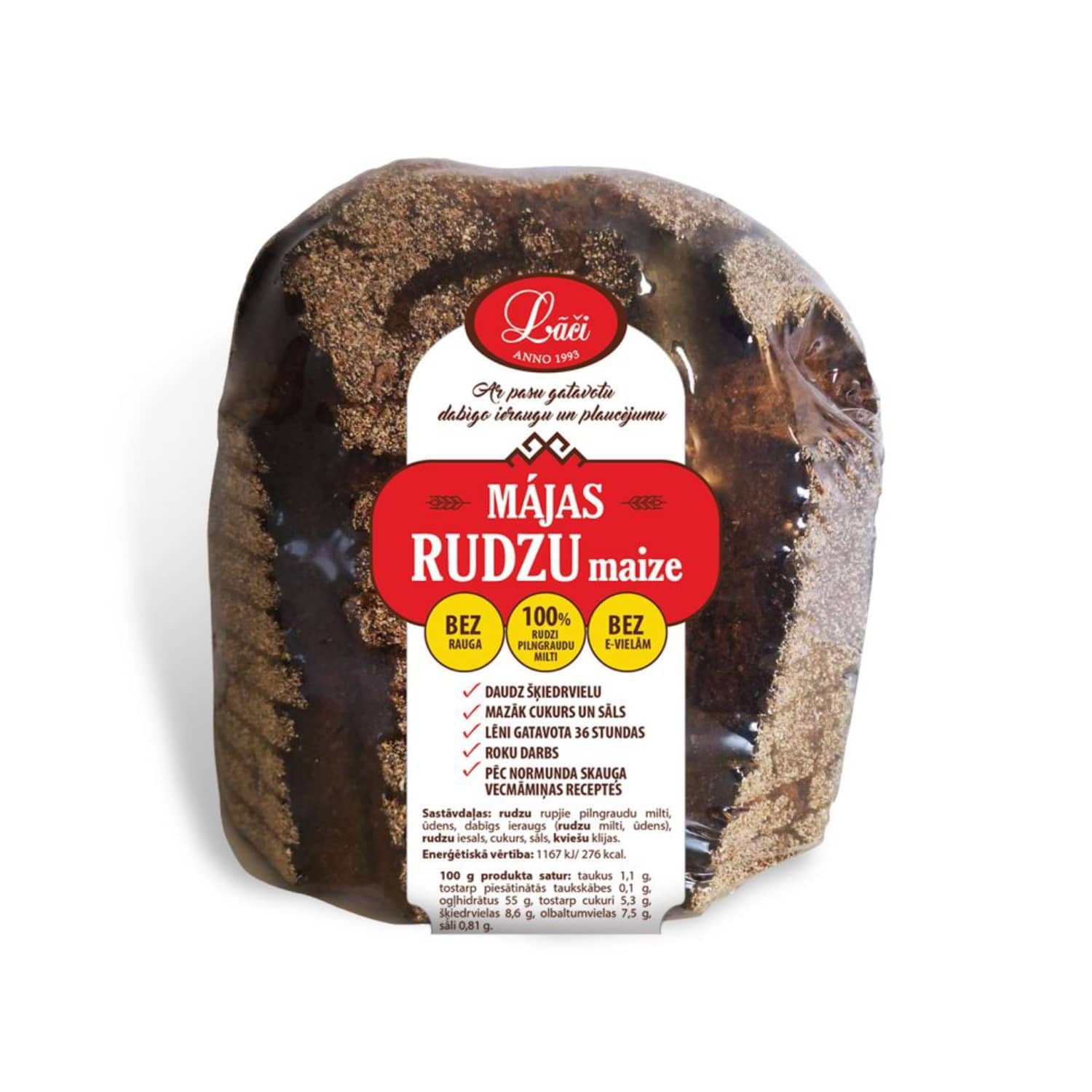 Rudzu maize Lāči Mājas 700g
