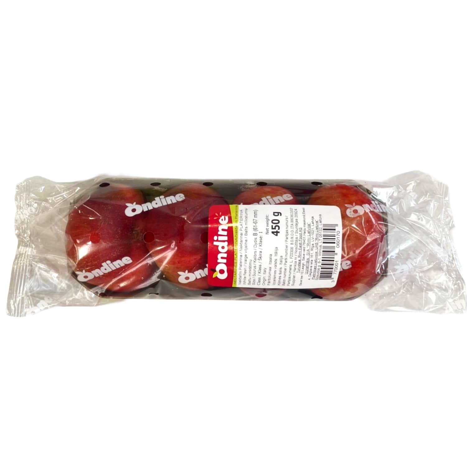 Nektarīni Platerina 1. šķira 450g