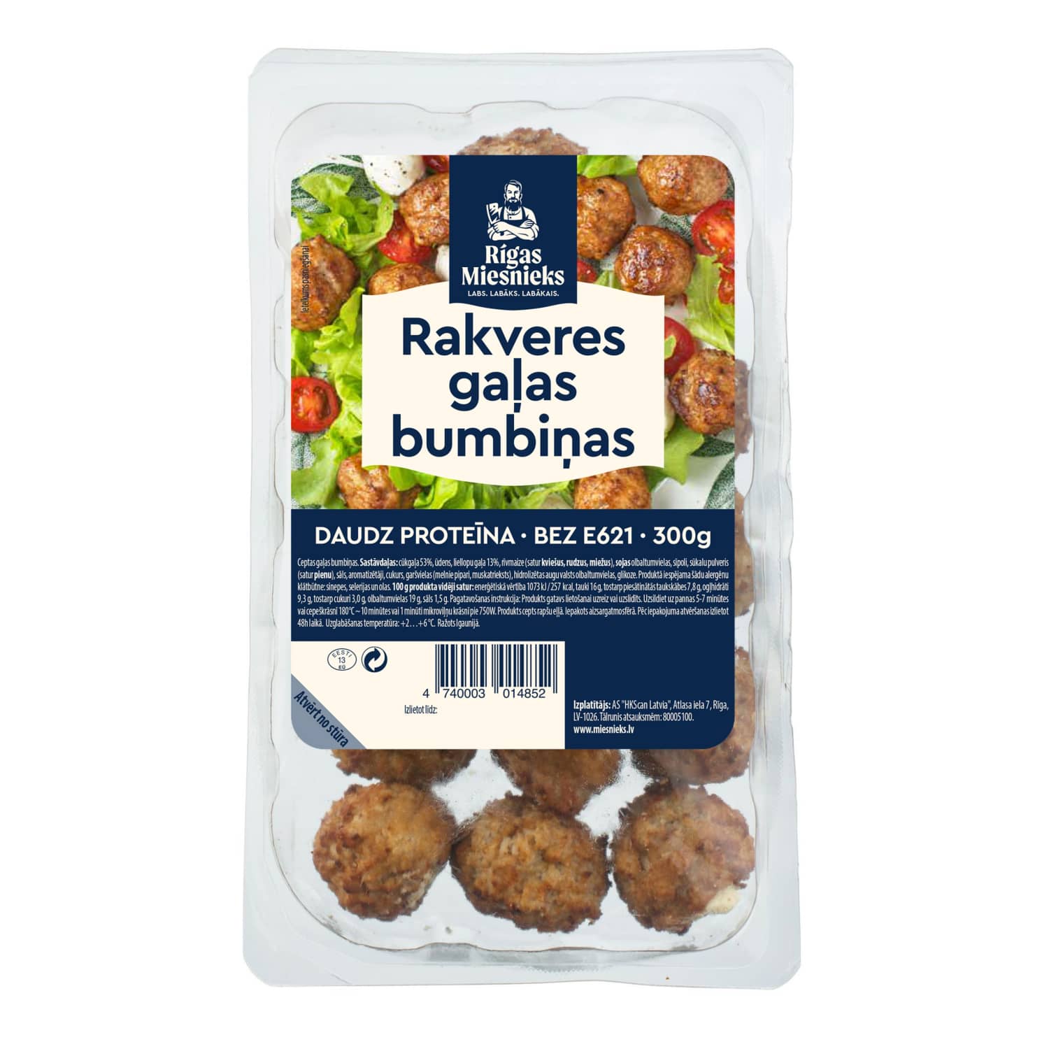 Gaļas bumbiņas Rakvere 300g