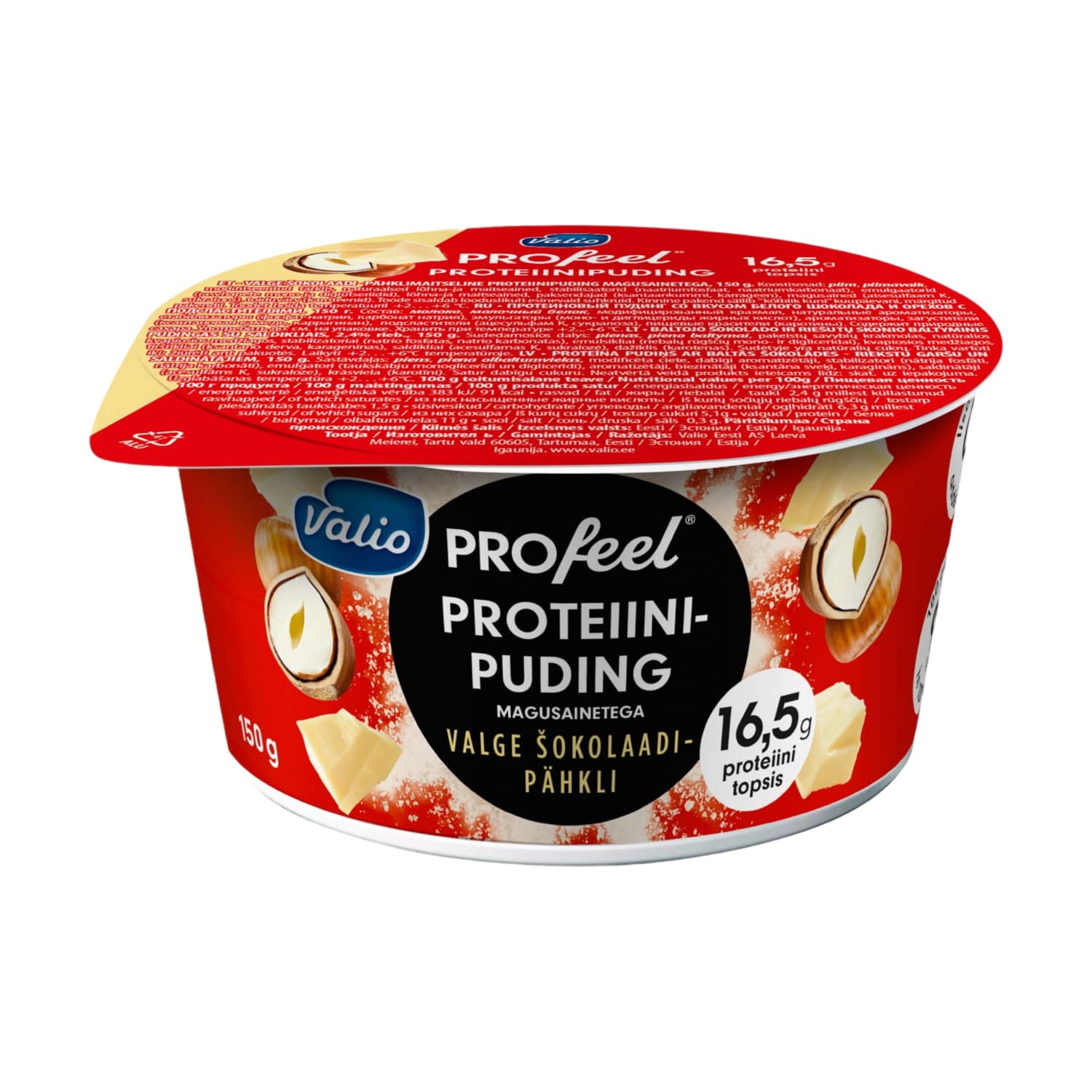 B.šok. rieš. pudingas su sal. VALIO,2,3%,150g