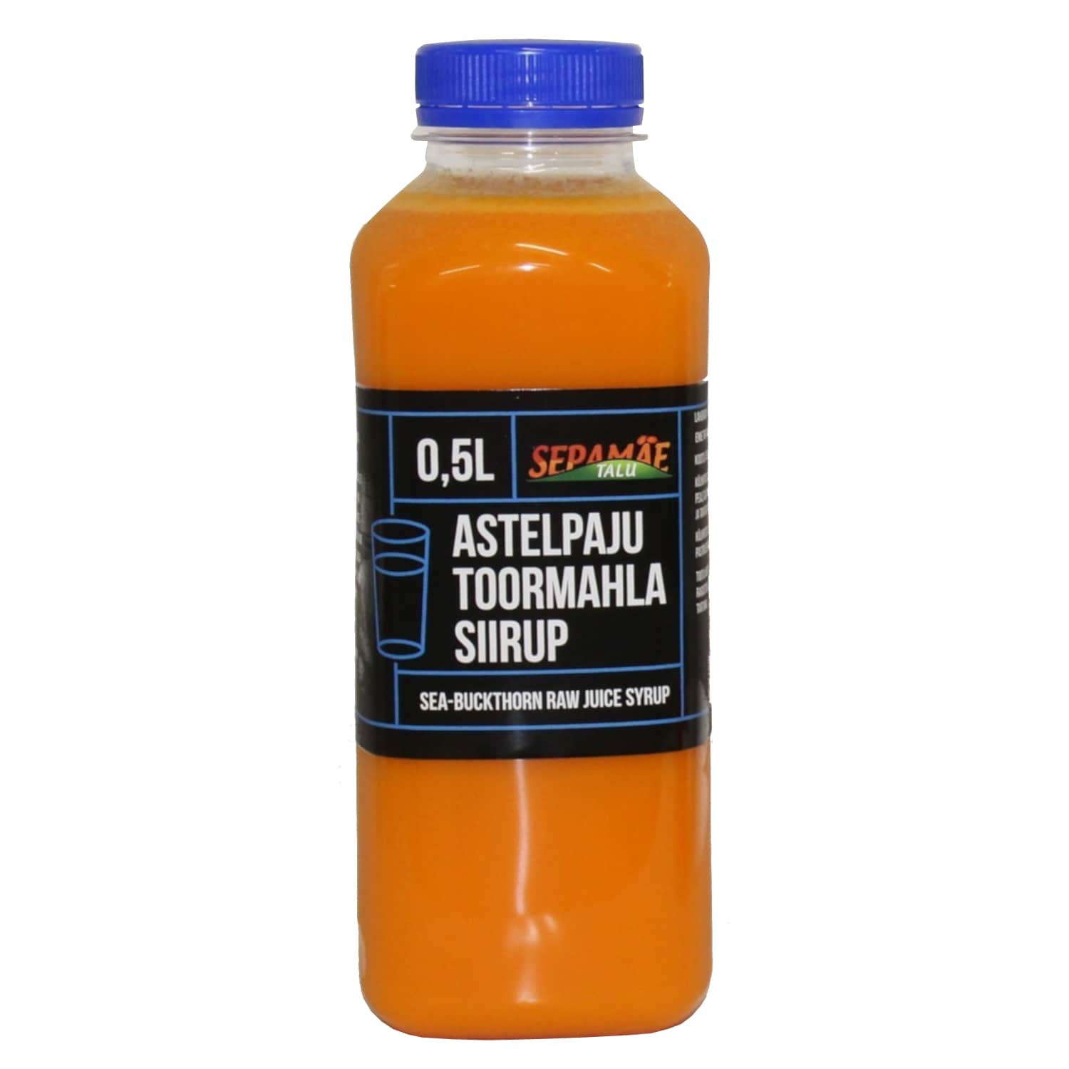 Astelpaju toormahla siirup külm. Sepamäe 0,5l