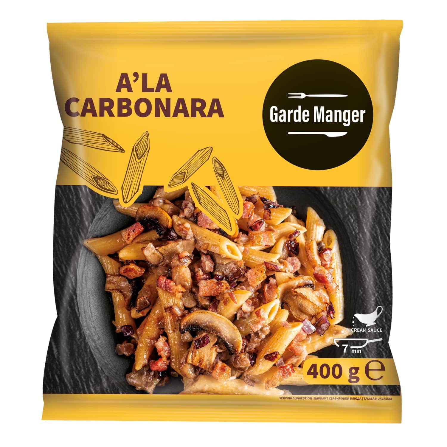 Maisījums A'la Carbonara ar šampinjoniem 400g
