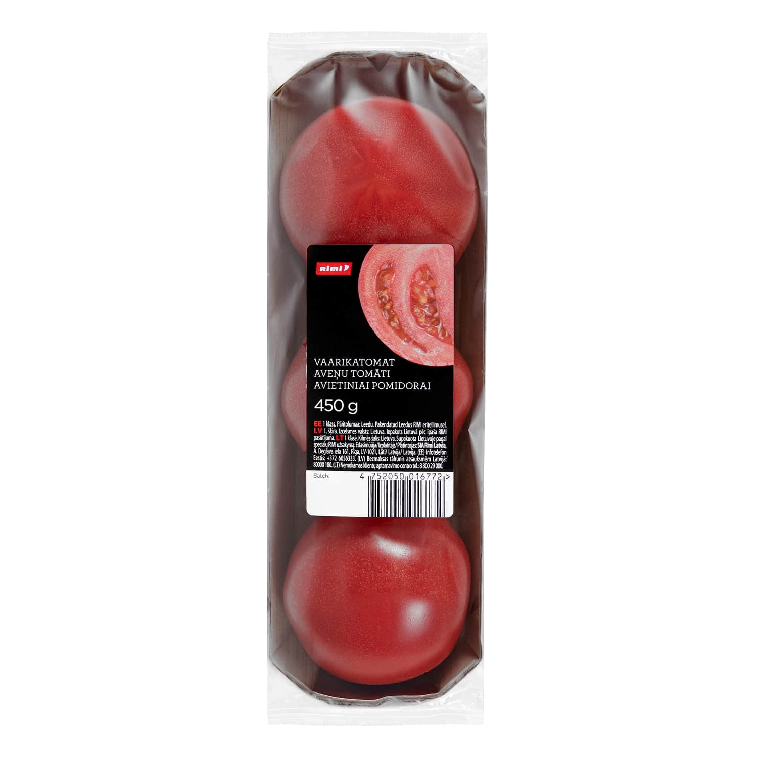 Tomāti aveņu 450g, 1. šķira