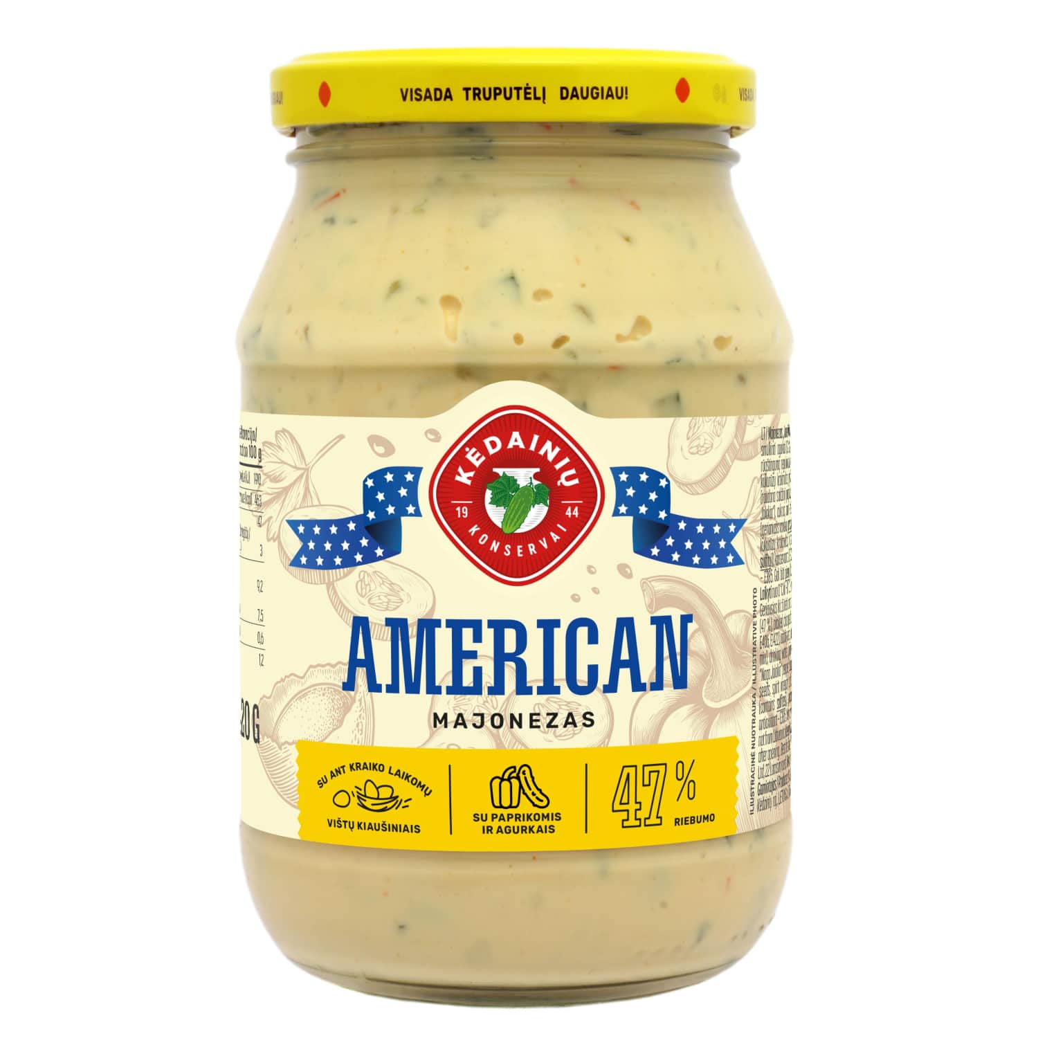 Majonezas KKF AMERIKIETIŠKAS, 47 %, 420 g