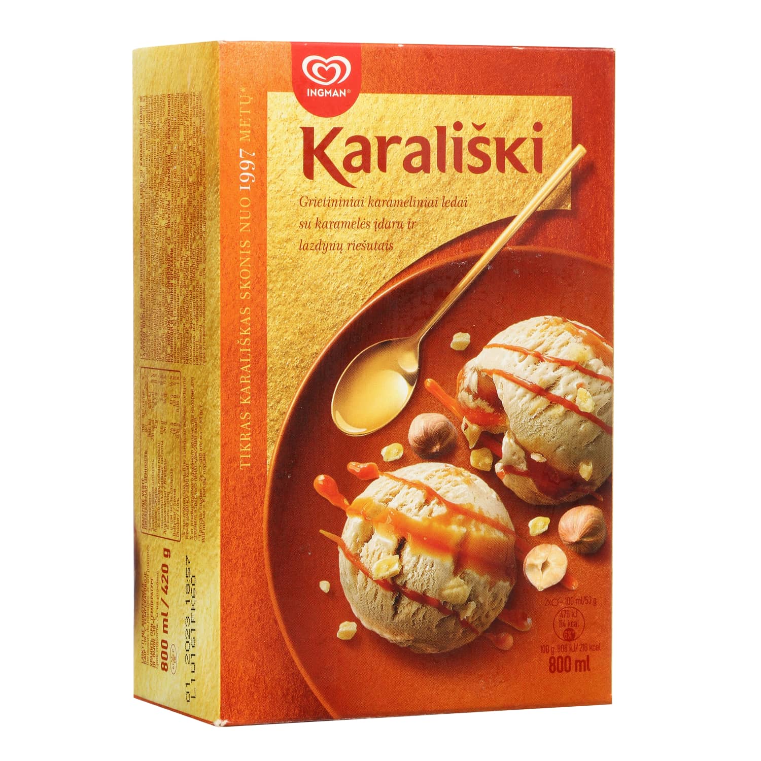 Valg. ledai su lazd. r. KARALIŠKI, 800ml/420g