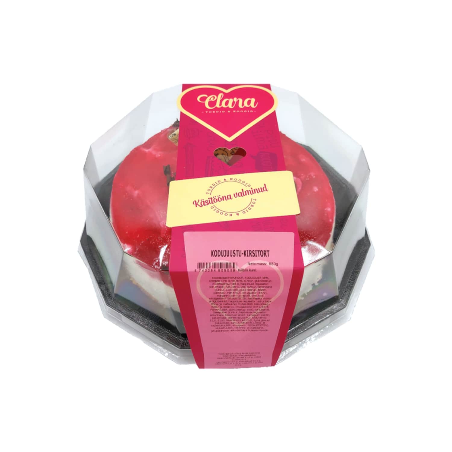 Kodujuustu-kirsitort ELT 880g
