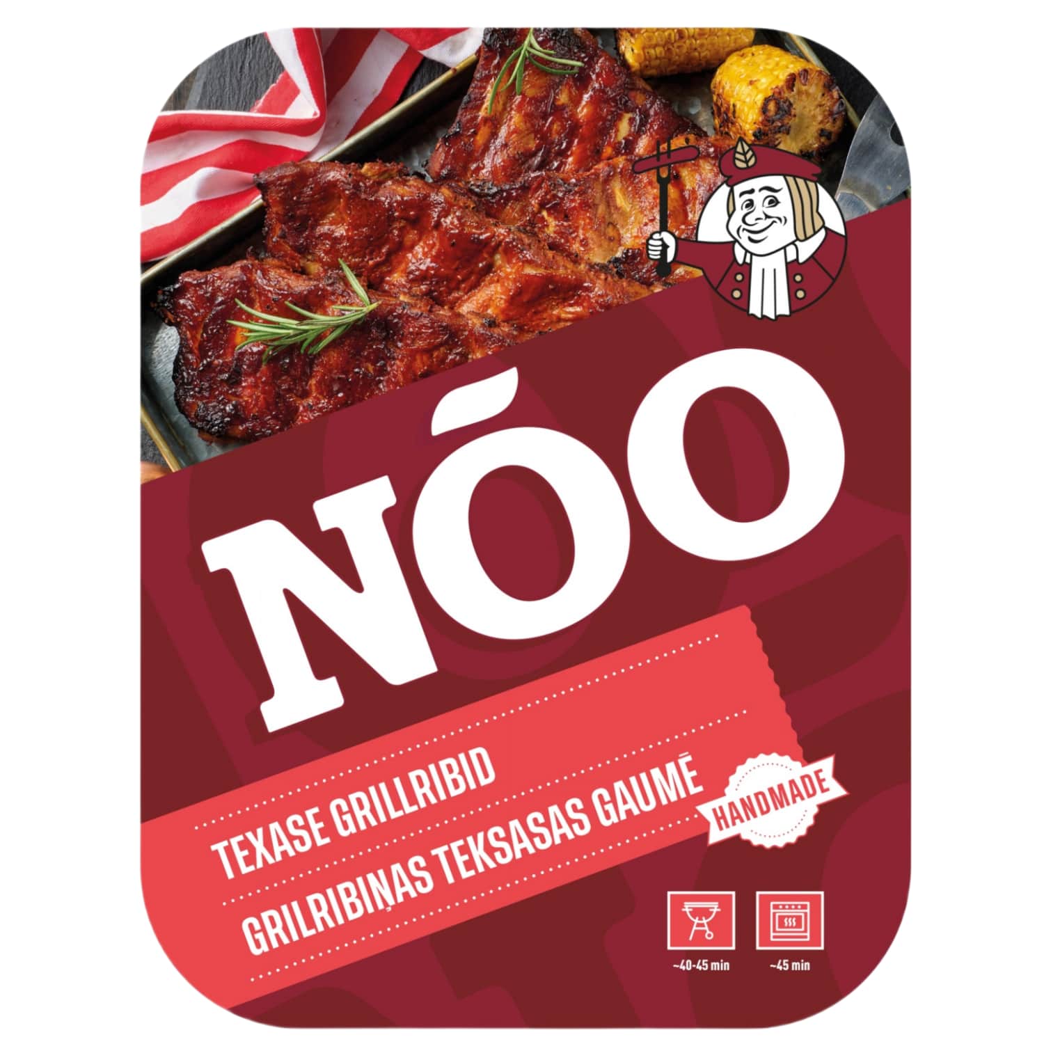 Grilribiņas Teksasas gaumē kg