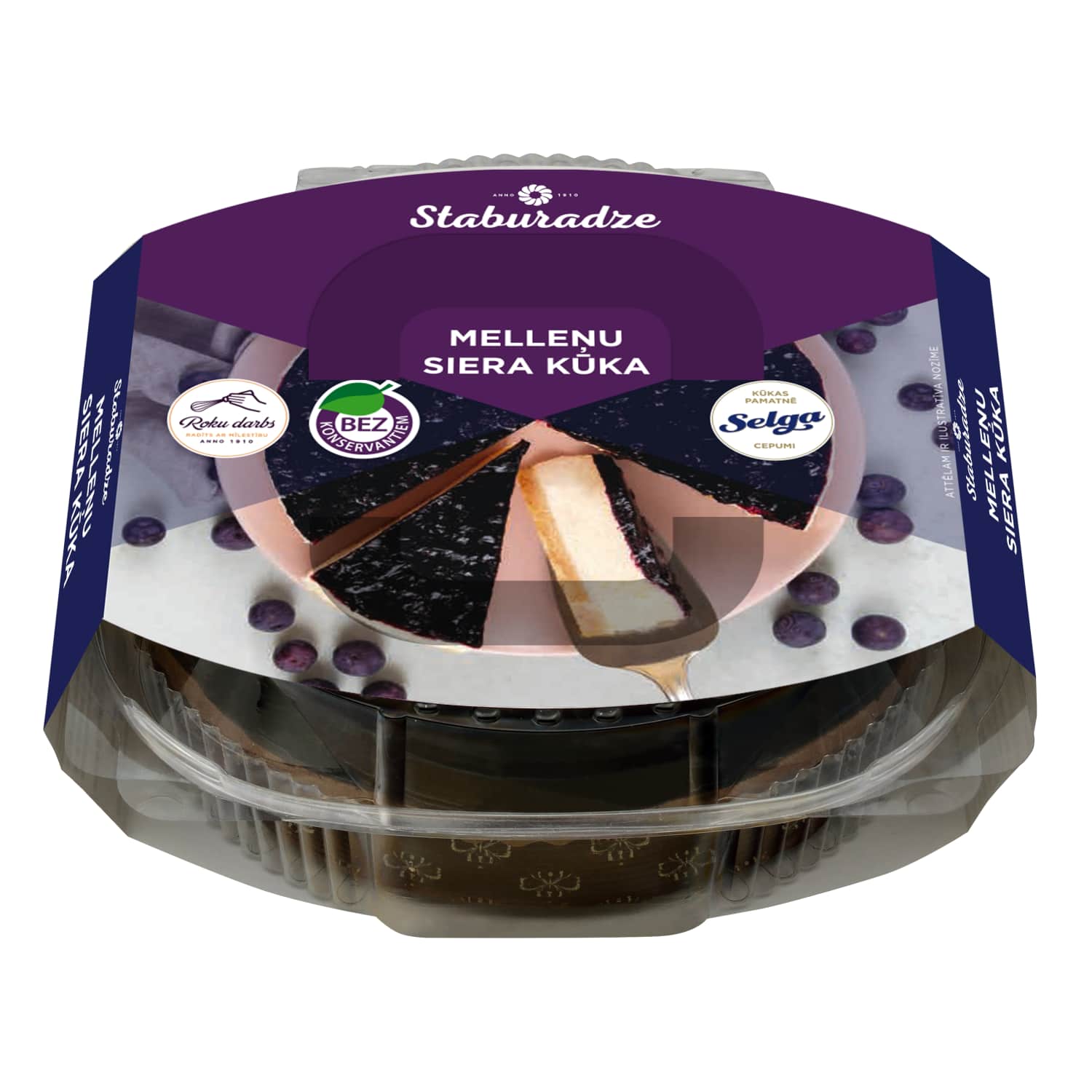 Siera kūka Staburadze melleņu 700g