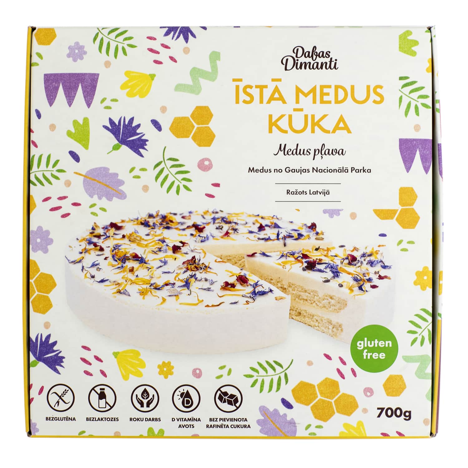 Īstā medus kūka Medus pļava 700g