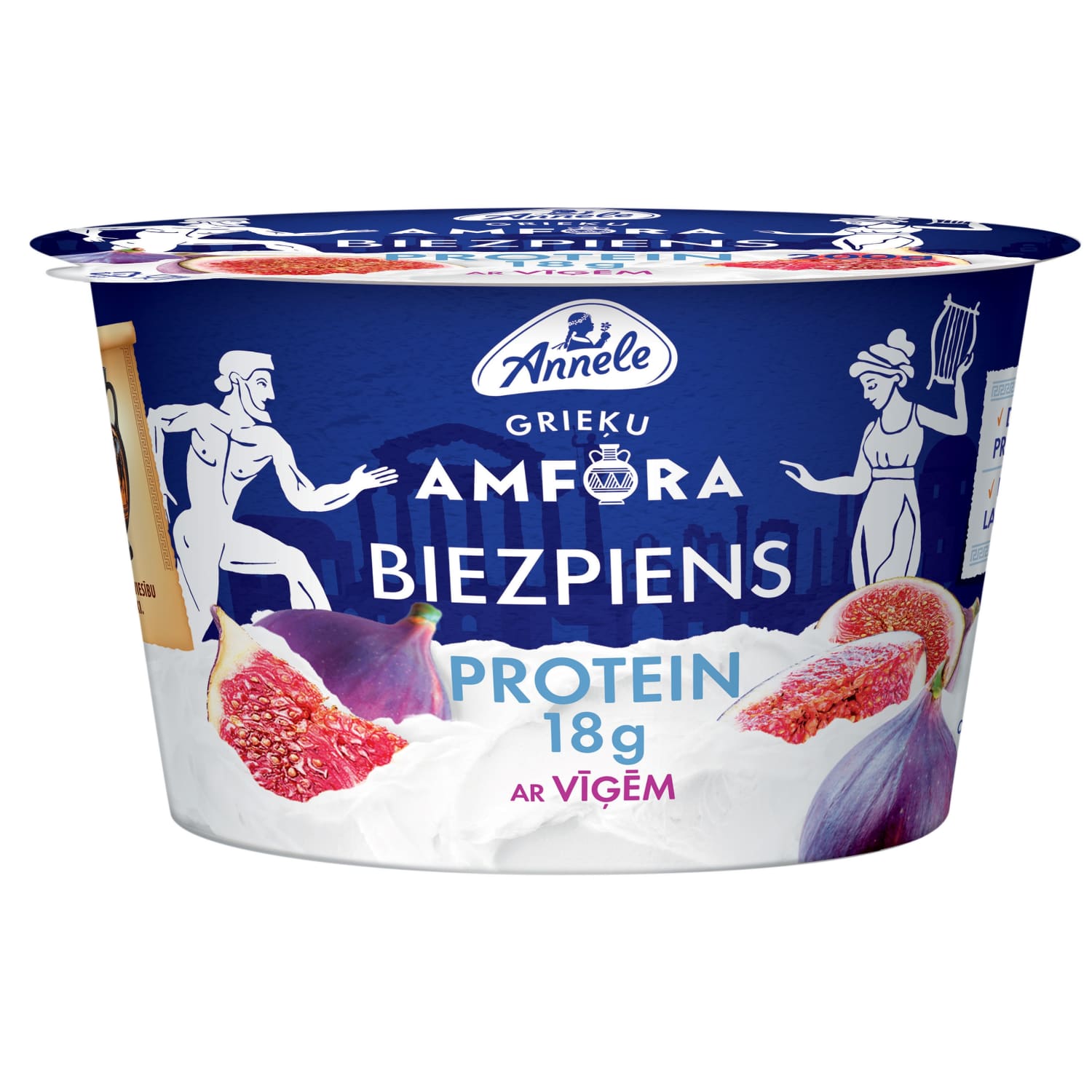Biez.Grieķu amfora protein ar vīģēm 0,8% 200g