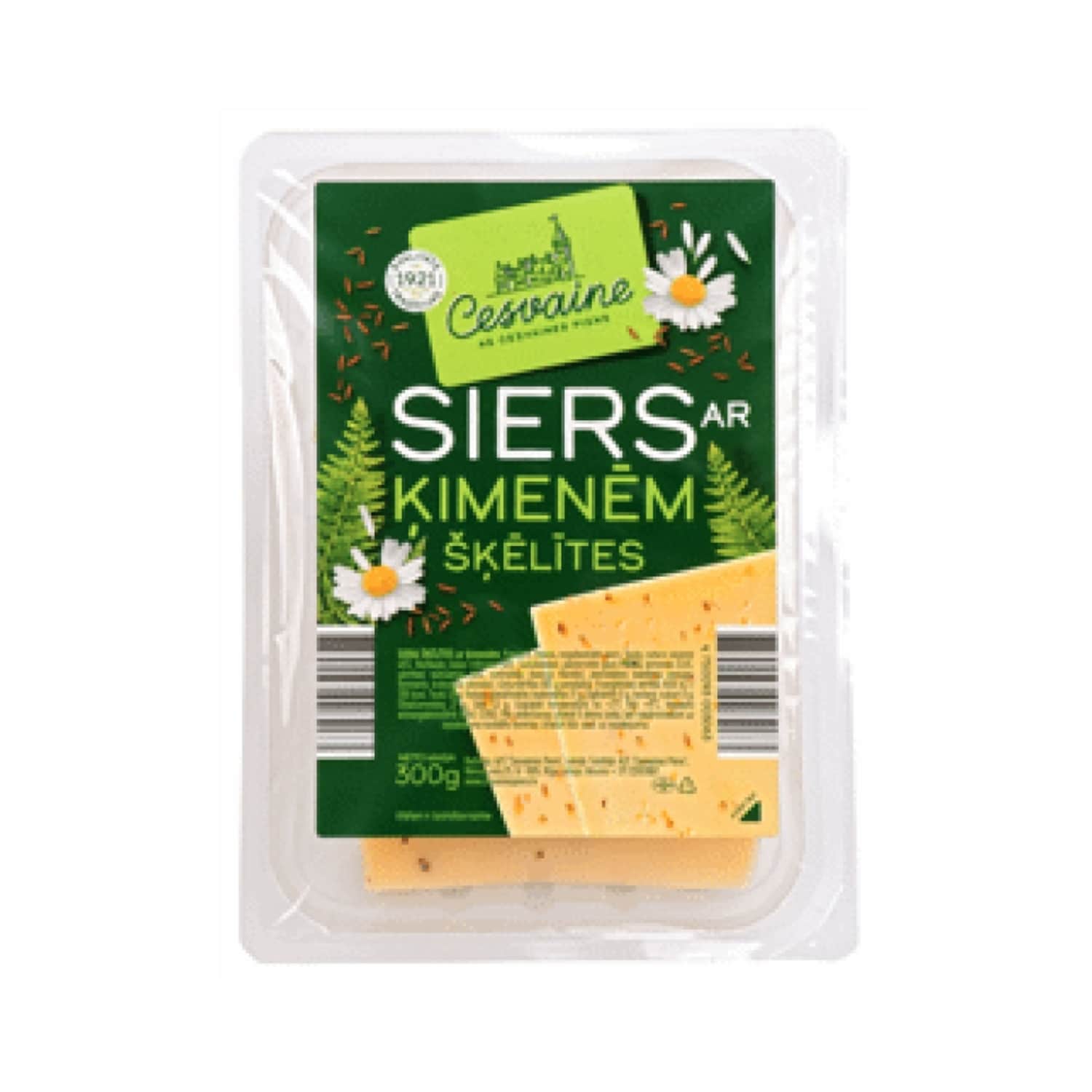 Siers Cesvaine ar ķimenēm šķēlītēs 300g